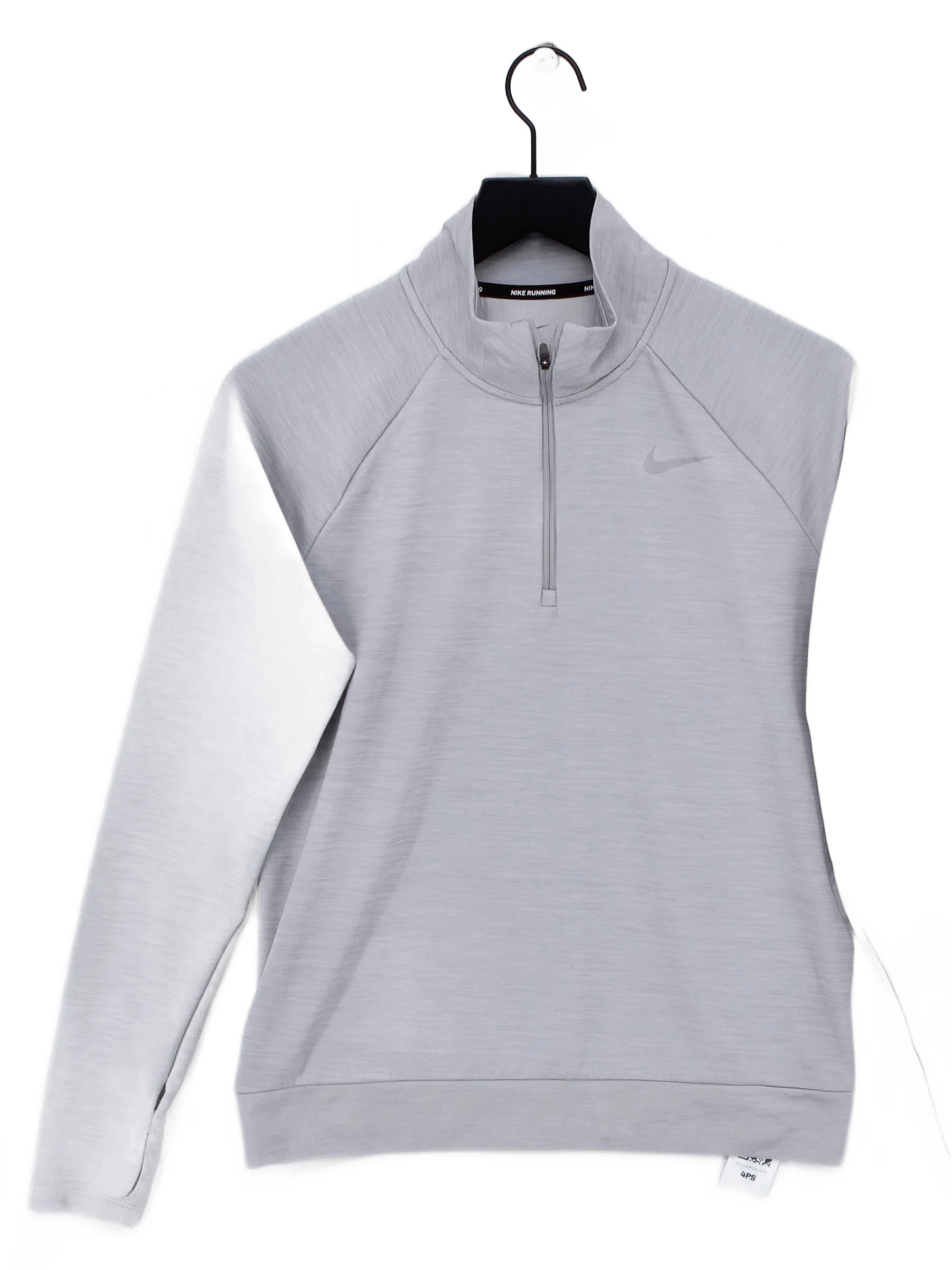 Nike Men's Loungewear M Grey 100% Polyester Mock Neck Basic