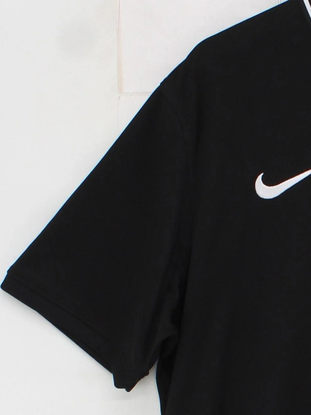 Nike Men's Polo M Black 100% Polyester Collared Basic - Image 4