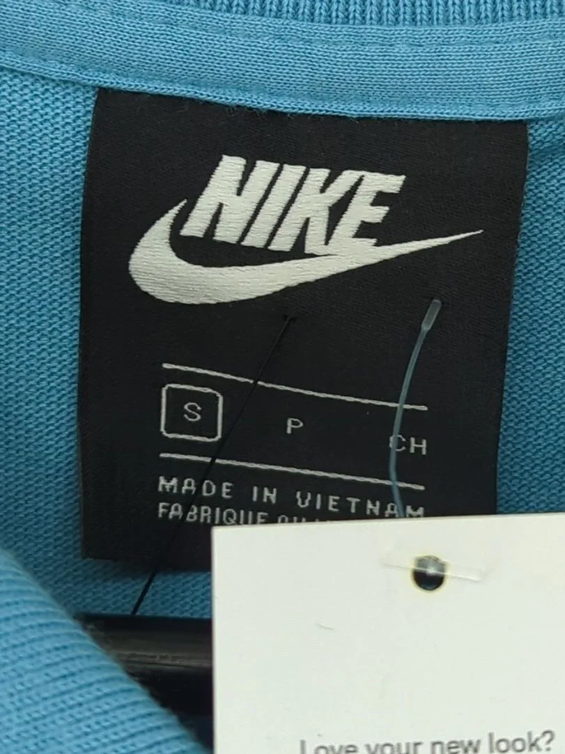 Nike Men's Polo S Blue 100% Cotton Collared Basic New with tags - Image 5