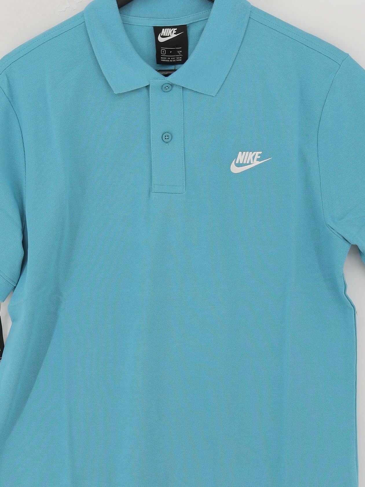 Nike Men's Polo S Blue 100% Cotton Collared Basic New with tags - Image 3