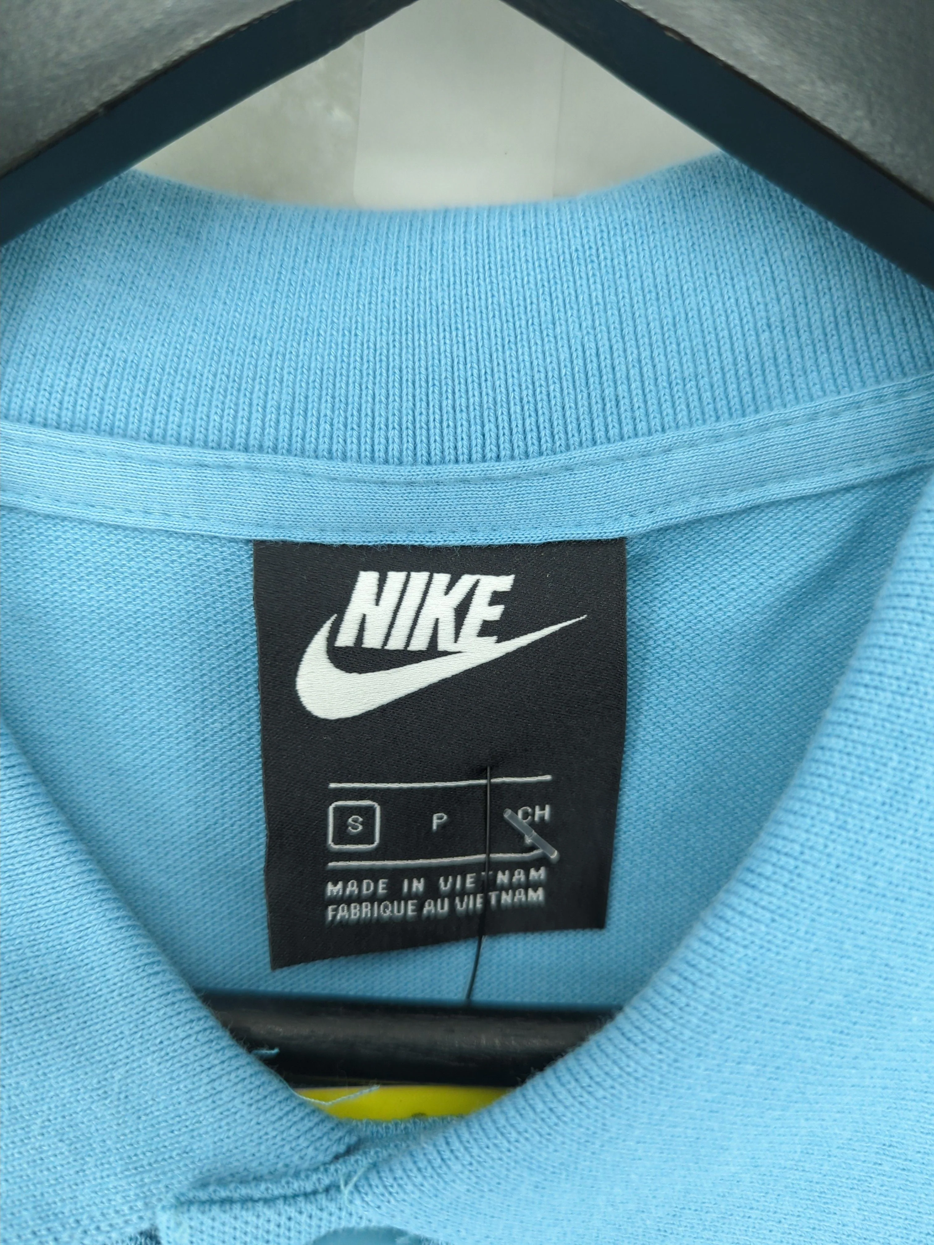 Nike Men's Polo S Blue 100% Cotton Collared Basic New with tags - Image 5