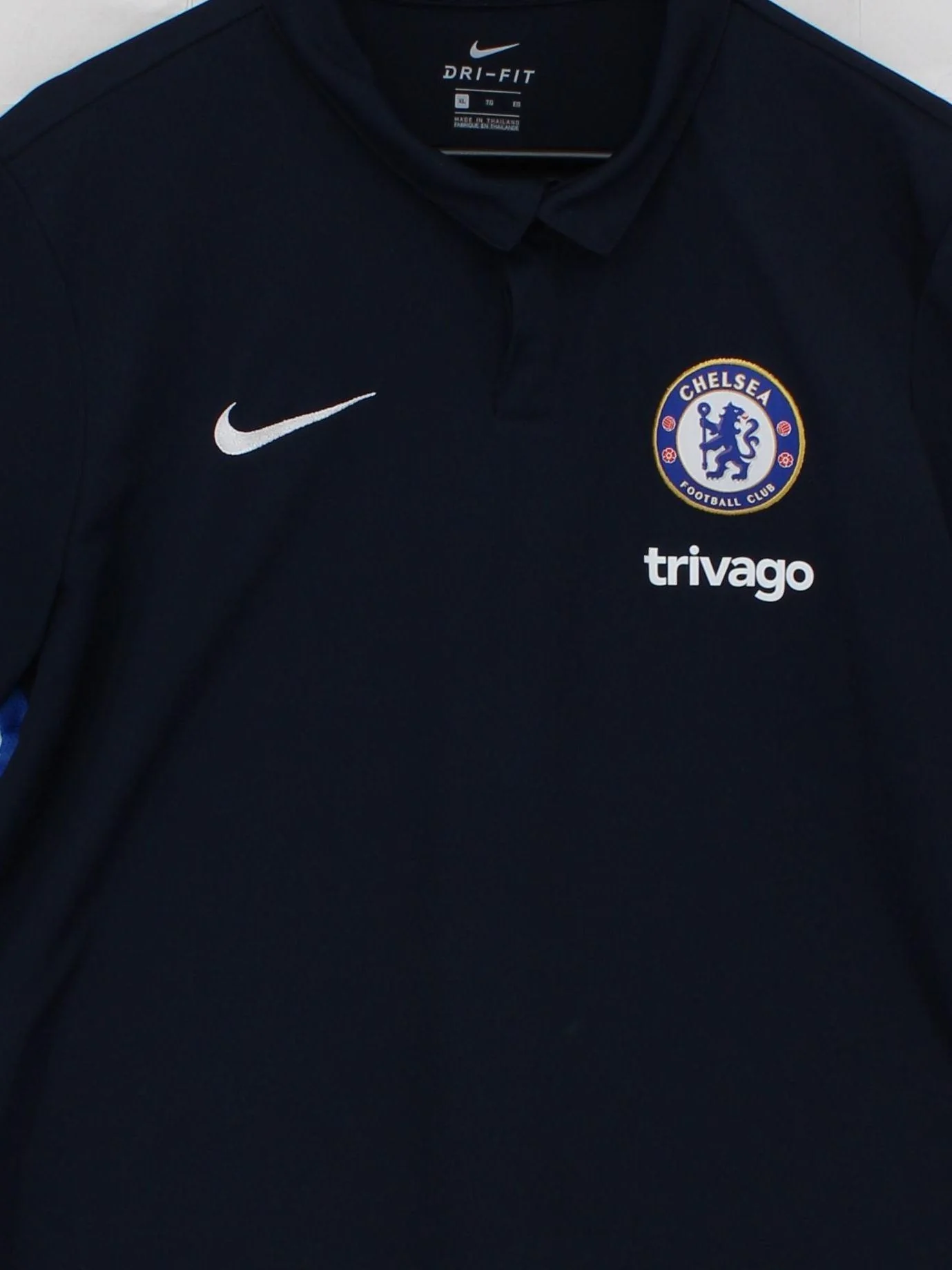 Nike Men's Polo XL Blue 100% Polyester Basic - Image 3
