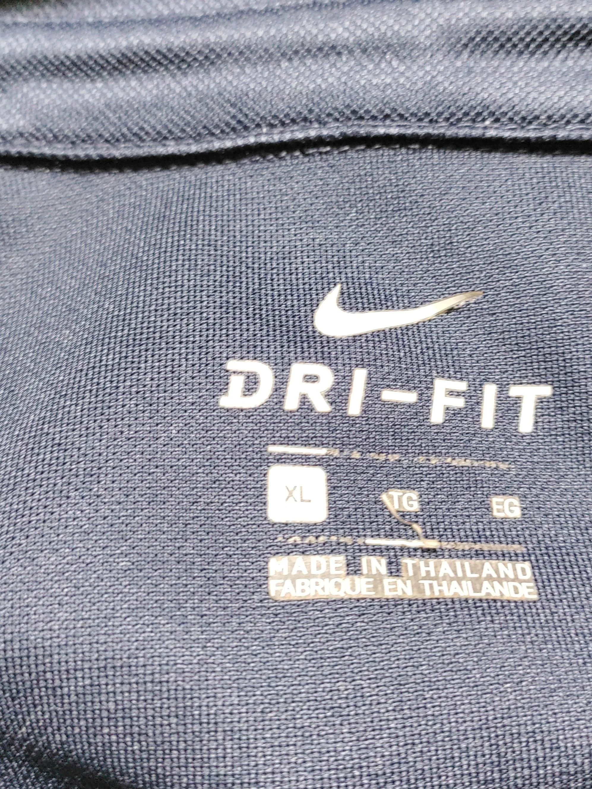 Nike Men's Polo XL Blue 100% Polyester Collared Basic - Image 5