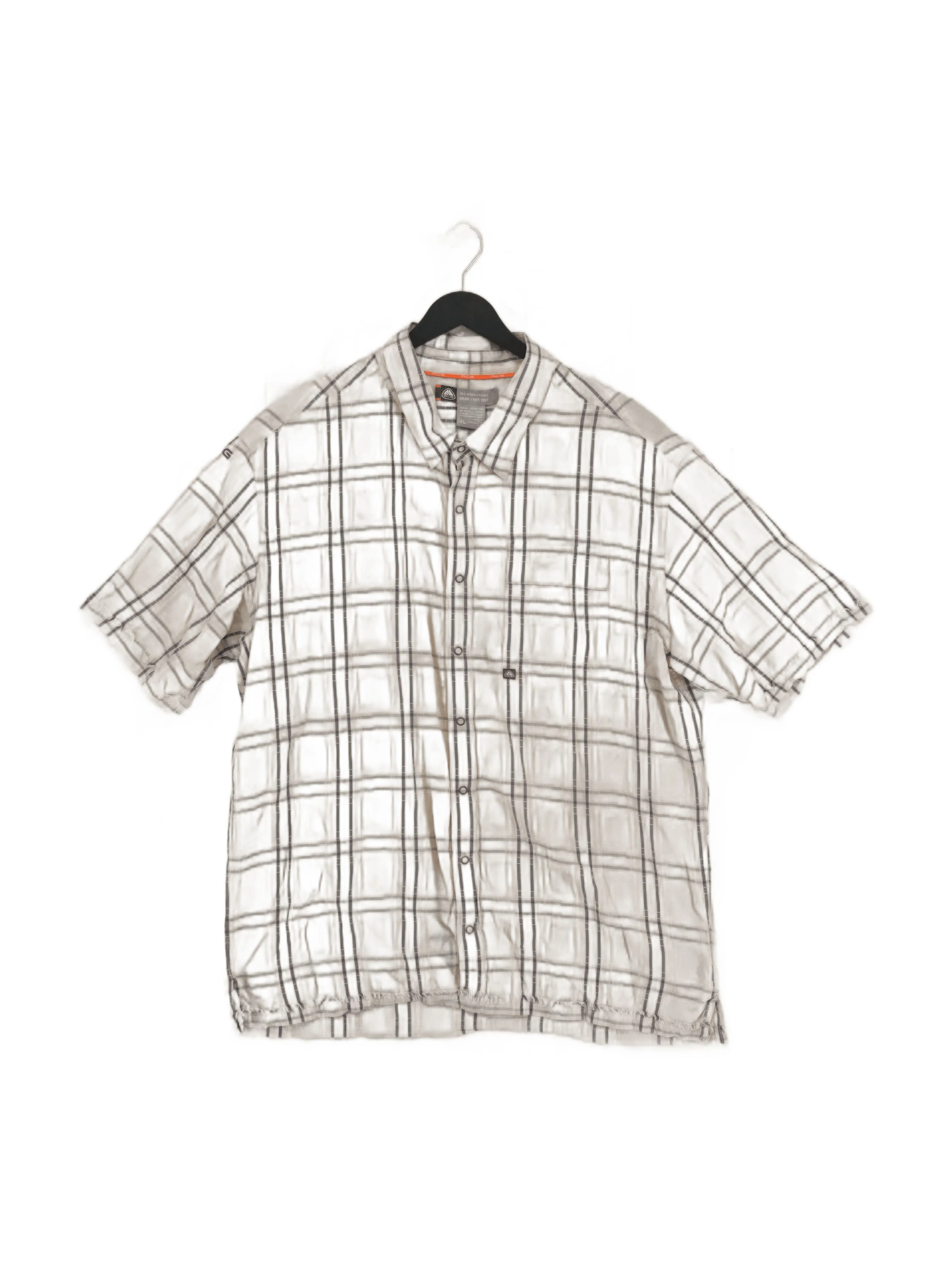 Nike Men's Shirt XL Multi Checkered 100% Cotton Basic