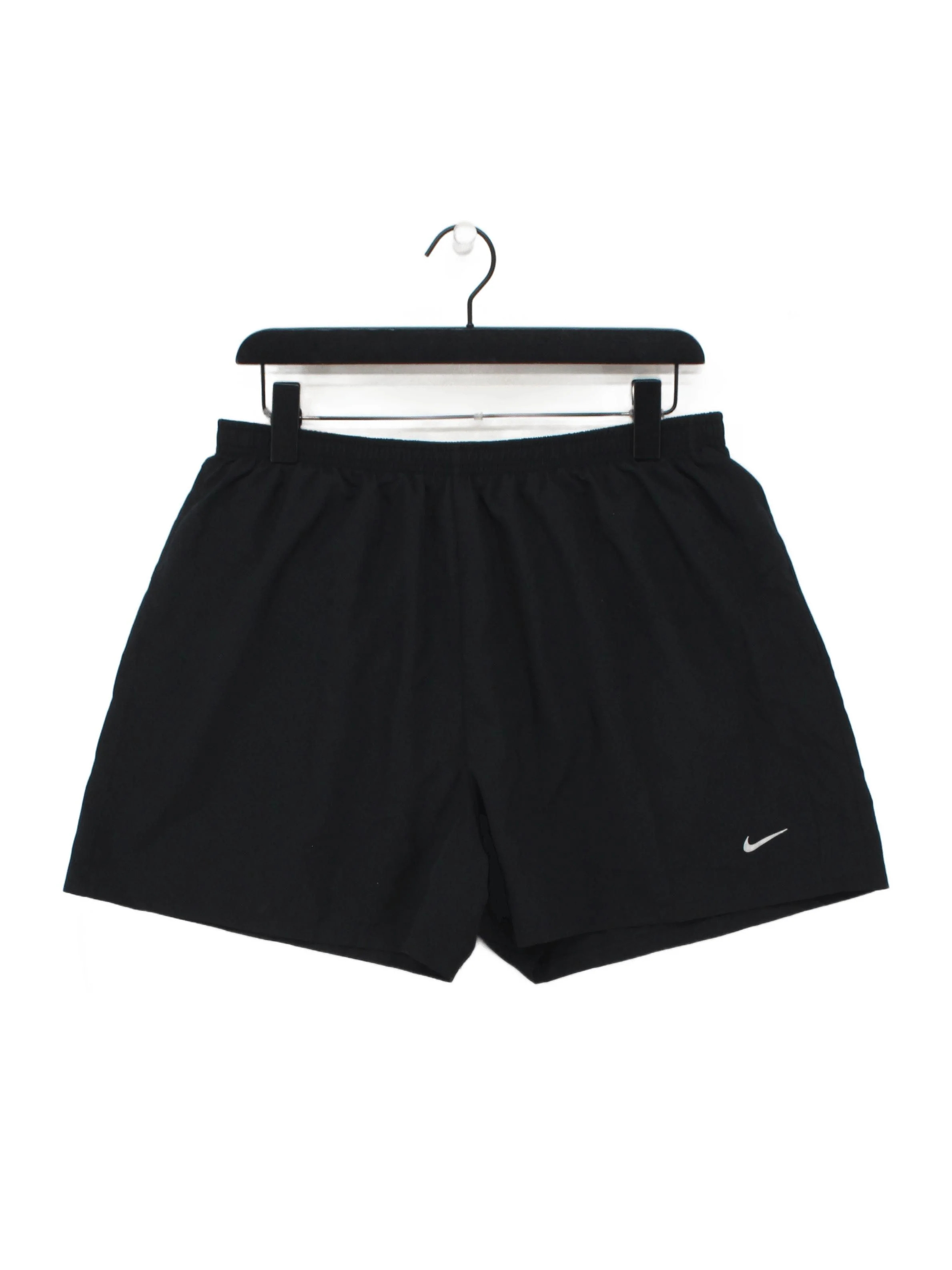 Nike Men's Shorts L Black 100% Polyester Sweat