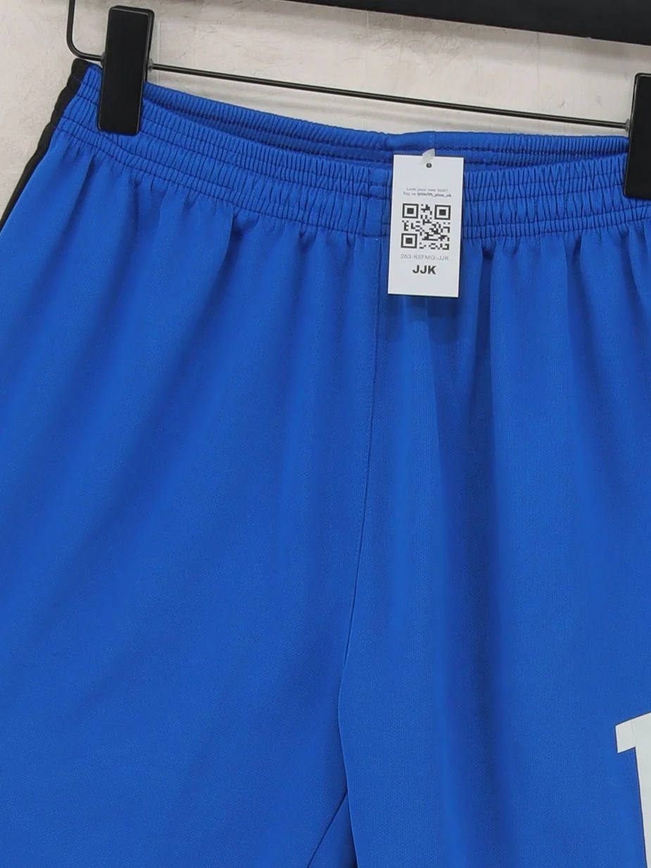 Nike Men's Shorts M Blue 100% Other Sweat - Image 3