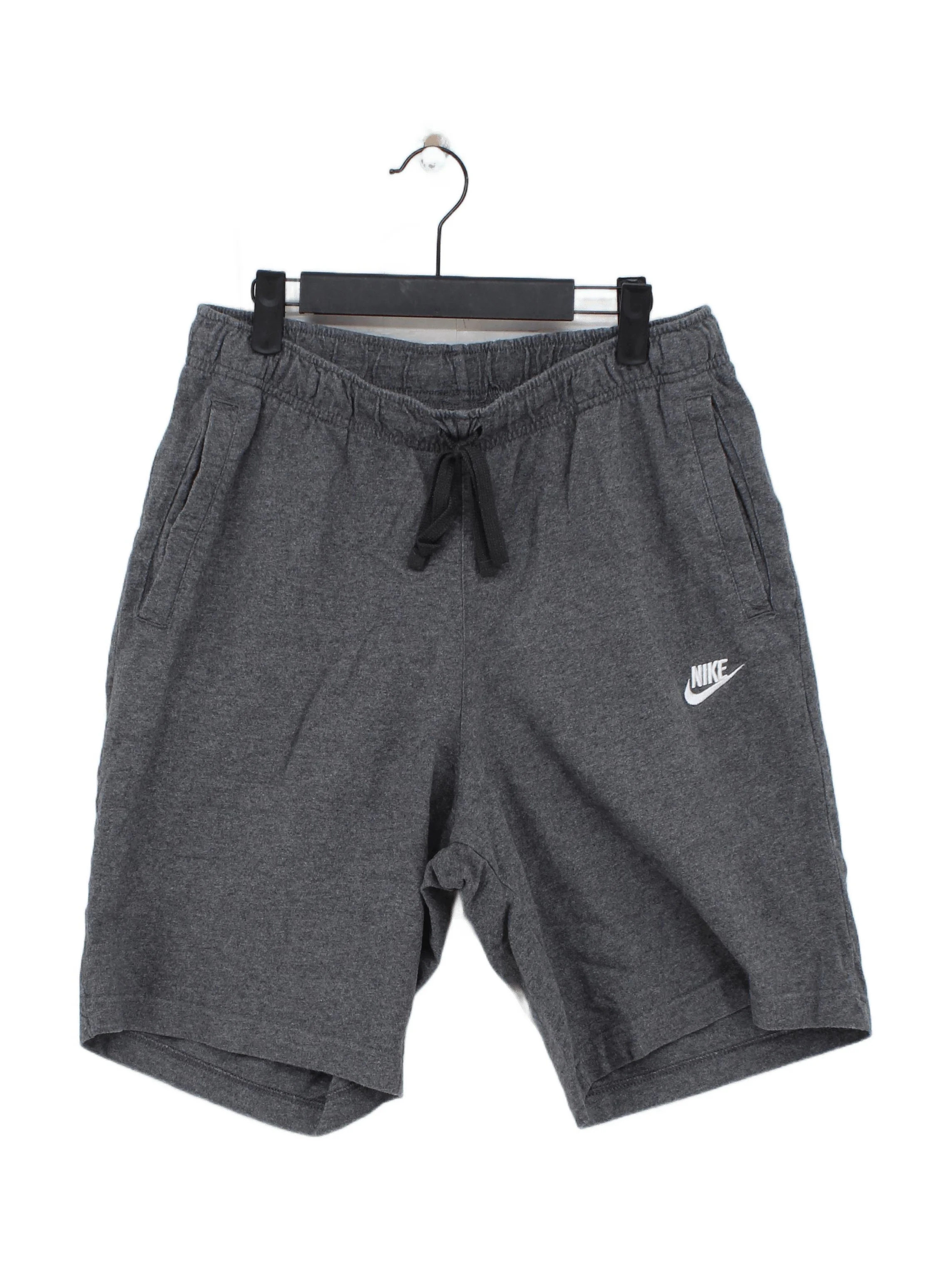 Nike Men's Shorts M Grey 100% Cotton Sweat
