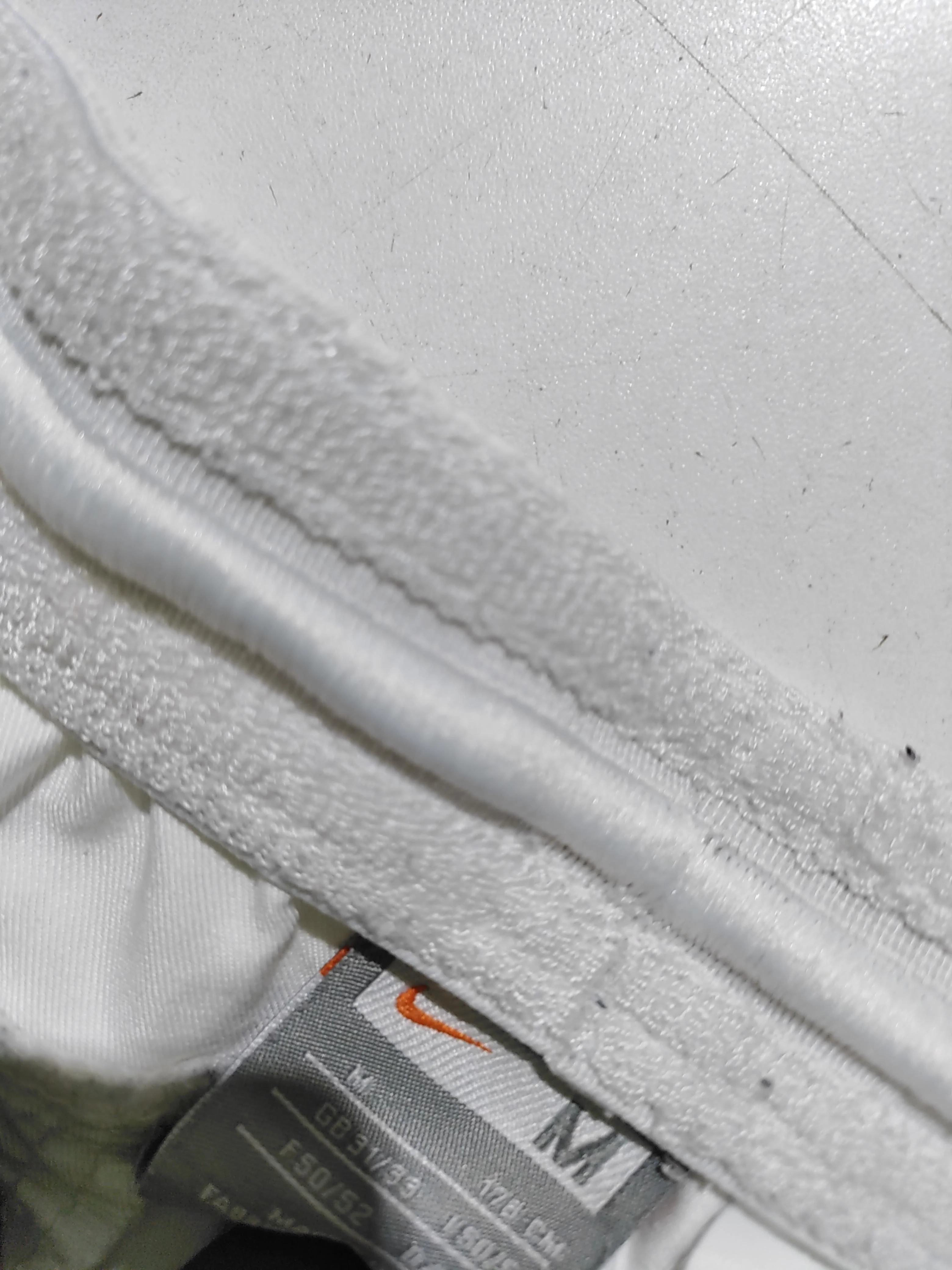 Nike Men's Shorts M White 100% Polyester Sweat - Image 5
