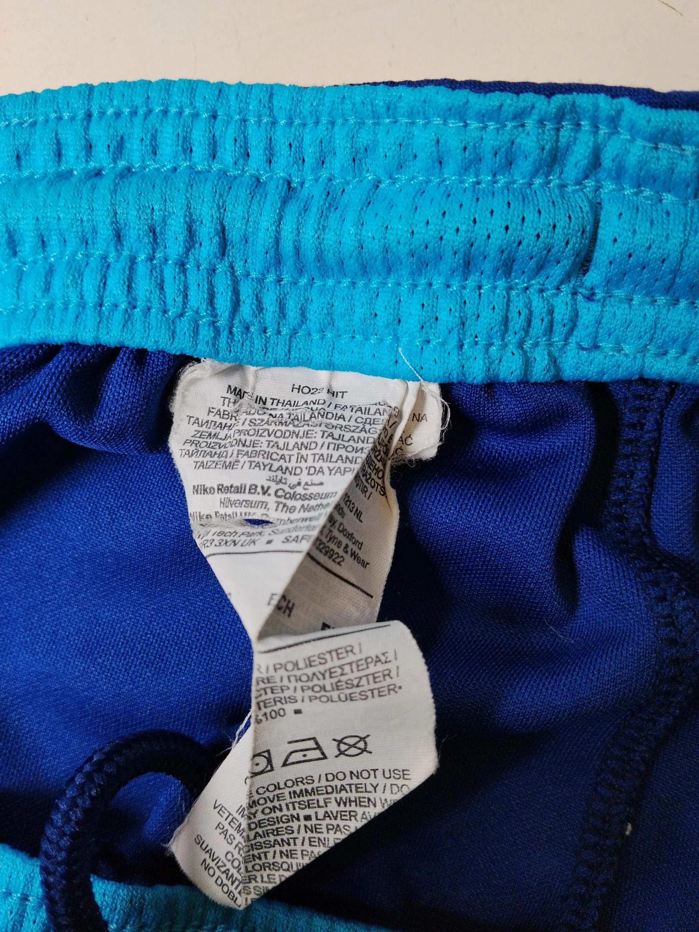 Nike Men's Shorts XS Blue 100% Polyester Sweat - Image 6