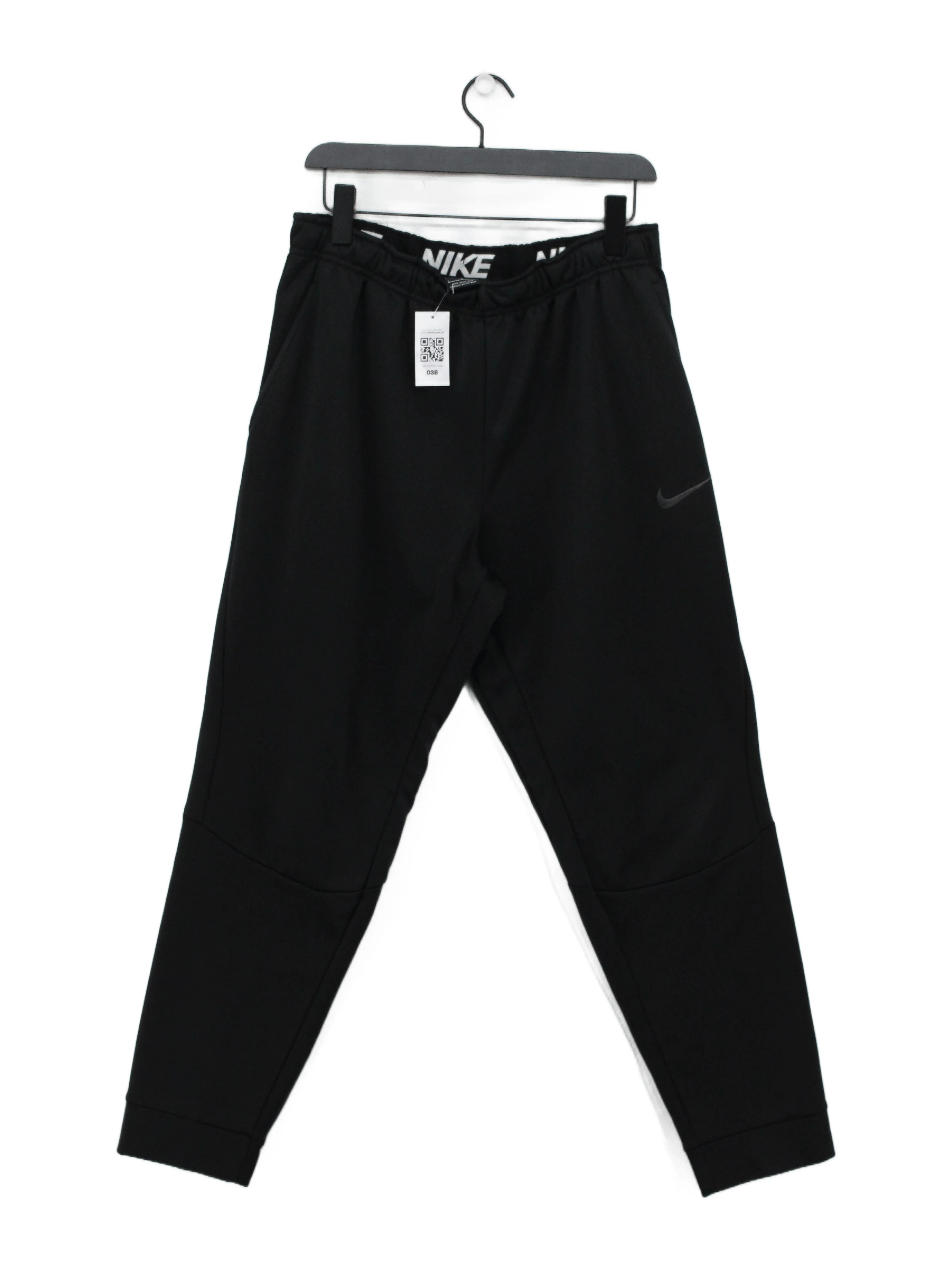 Nike Men's Sports Bottoms L Black 100% Polyester Sweatpants