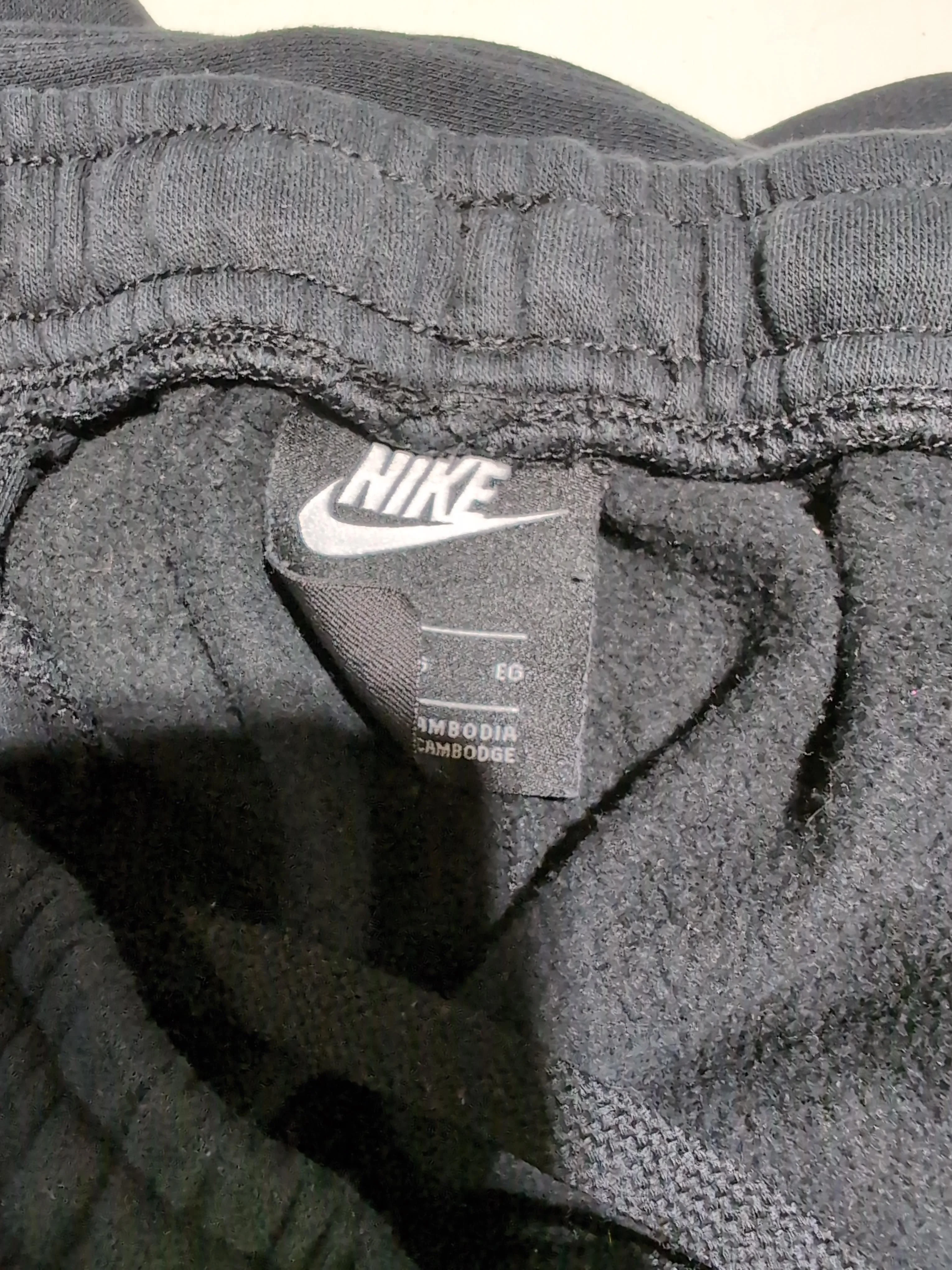 Nike Men's Sports Bottoms L Black Cotton with Polyester Sweatpants - Image 5