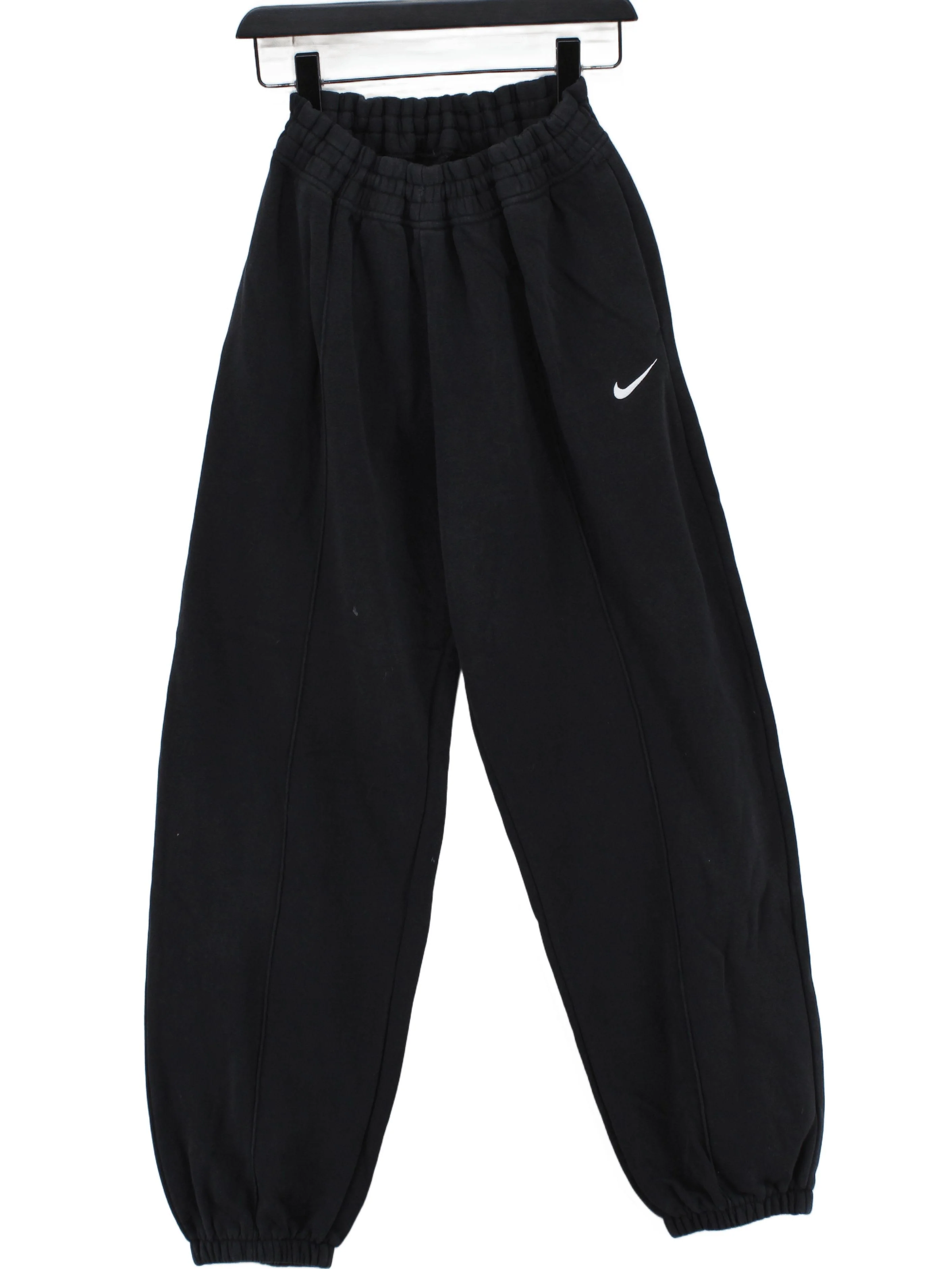 Nike Men's Sports Bottoms L Black Cotton with Polyester Sweatpants