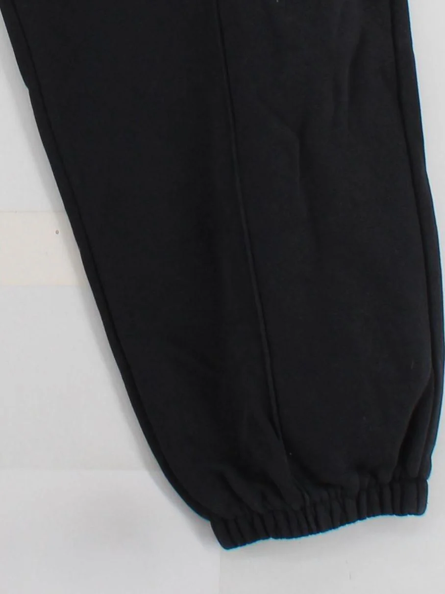 Nike Men's Sports Bottoms L Black Cotton with Polyester Sweatpants - Image 4