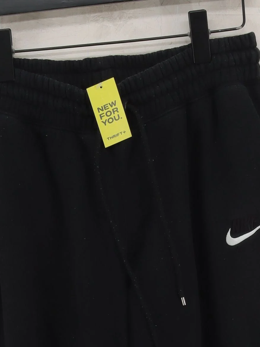Nike Men's Sports Bottoms L Black Cotton with Polyester Sweatpants - Image 3