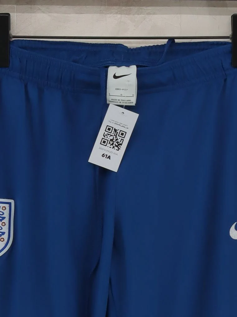 Nike Men's Sports Bottoms L Blue 100% Polyester Sweatpants - Image 3