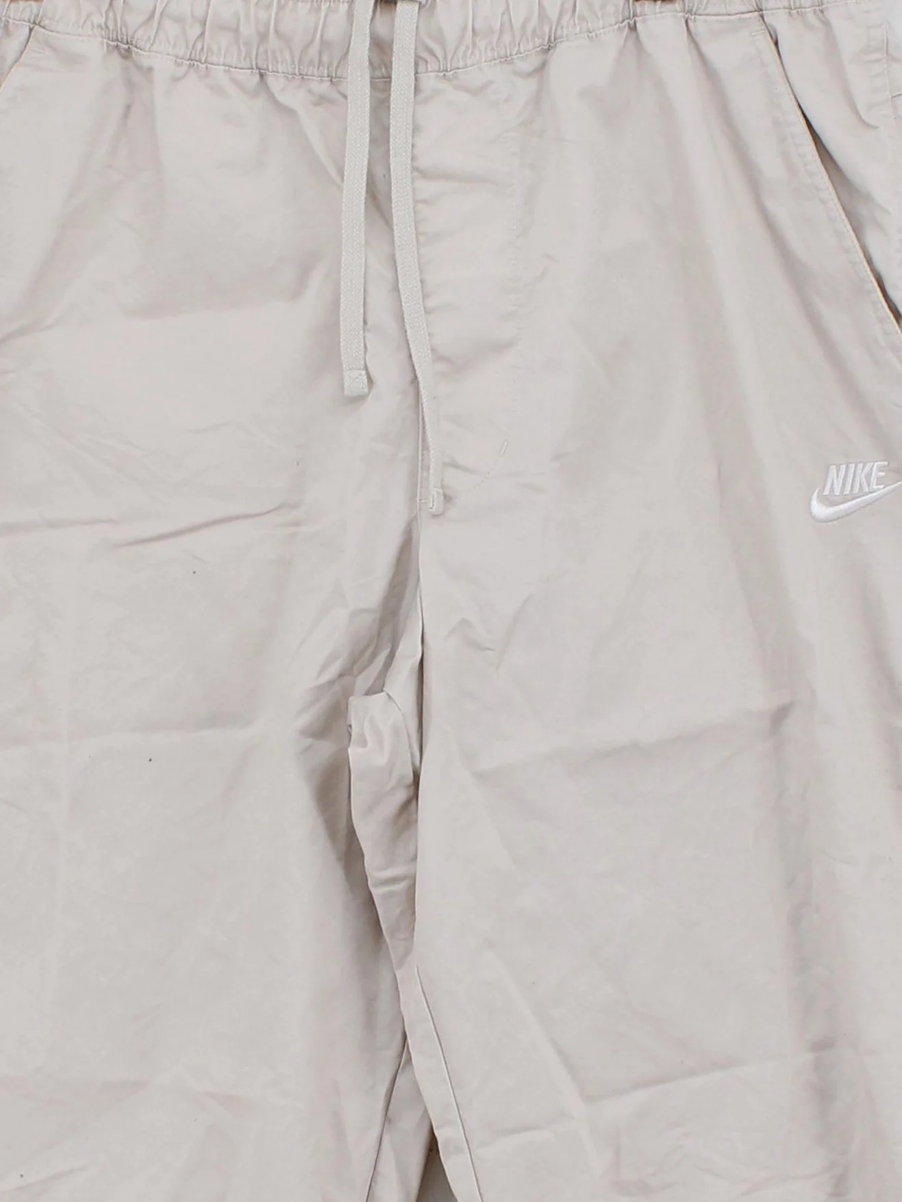 Nike Men's Sports Bottoms L Cream 100% Other Sweatpants - Image 3