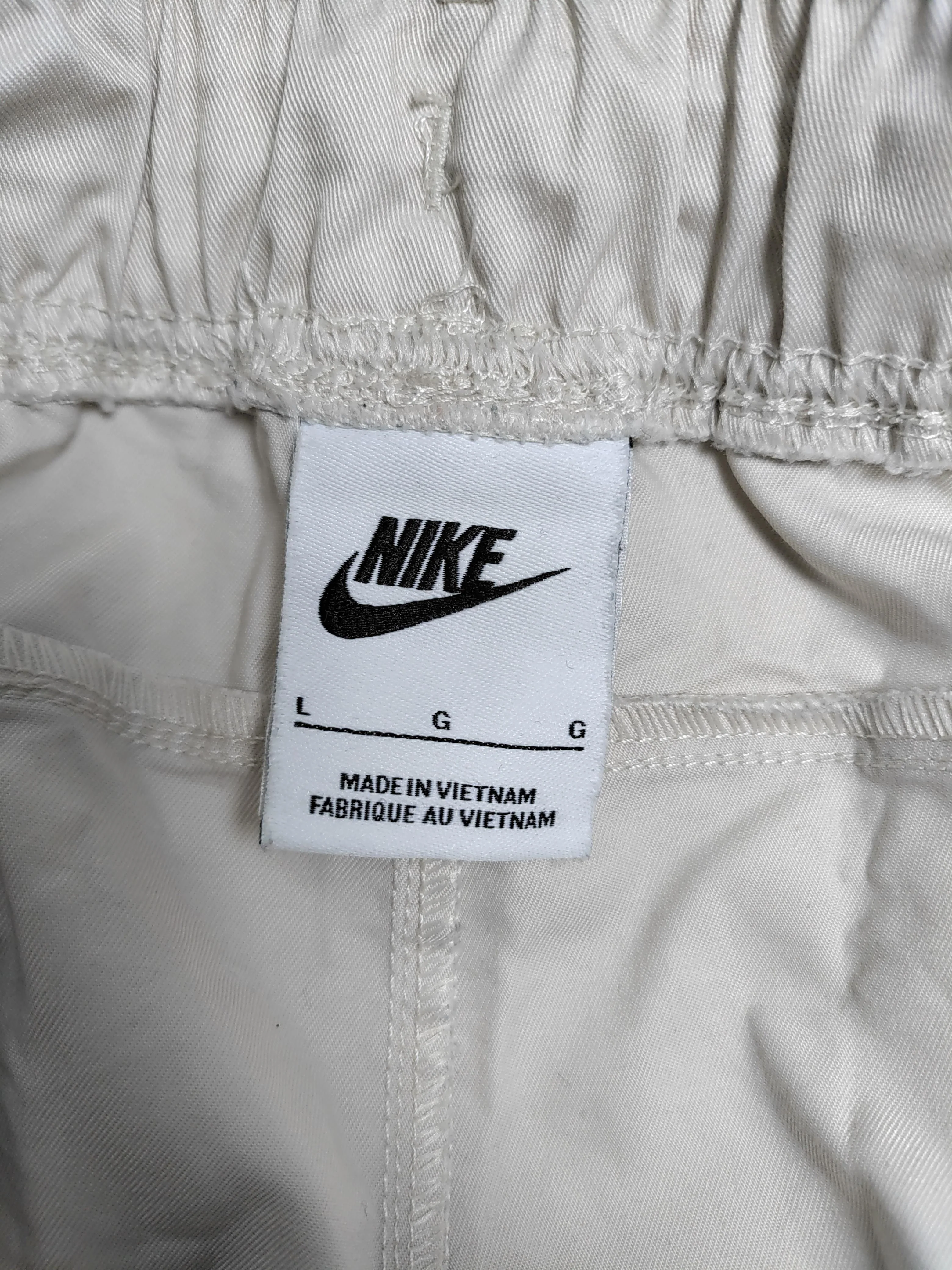 Nike Men's Sports Bottoms L Cream 100% Other Sweatpants - Image 5
