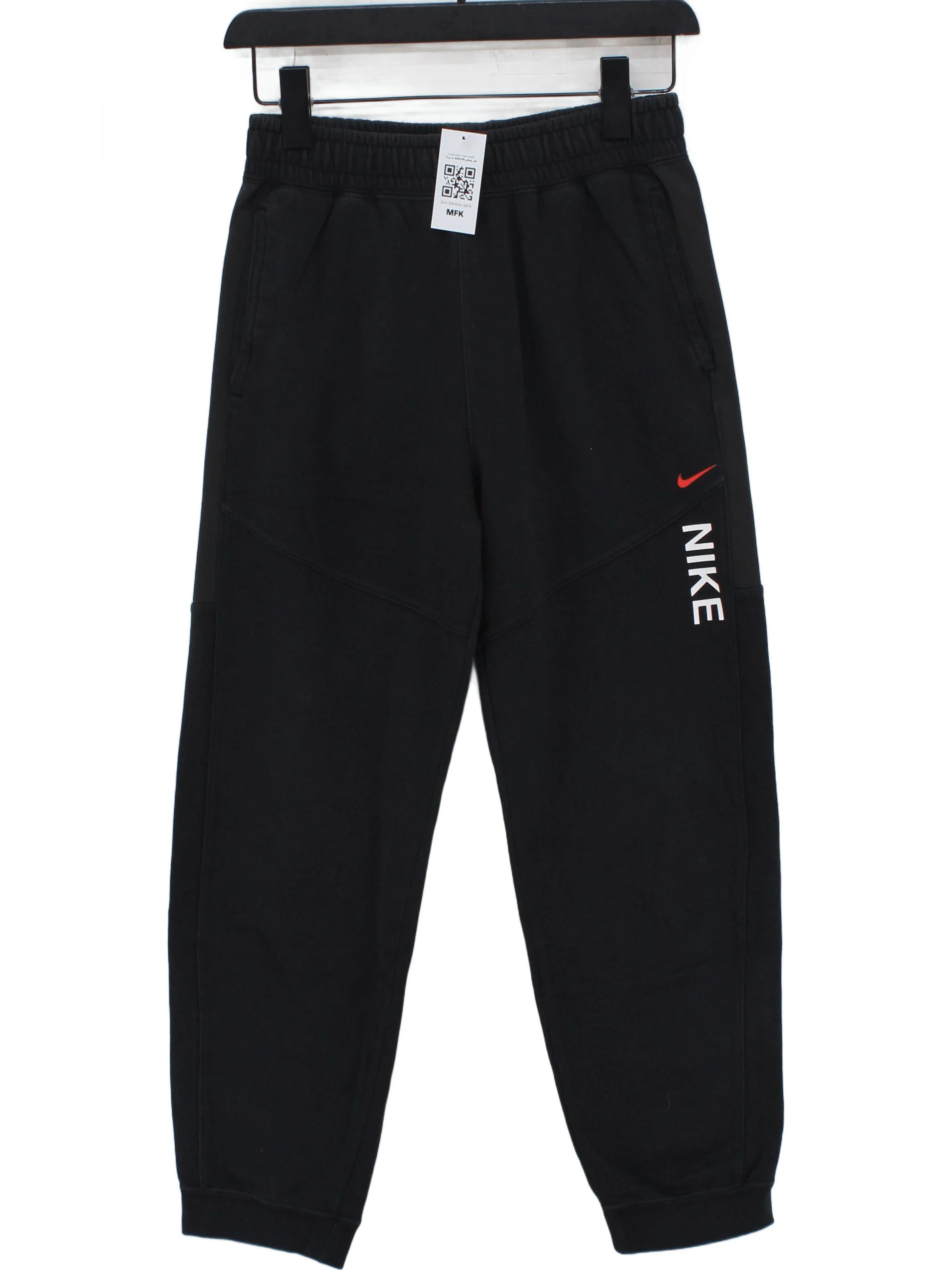 Nike Men's Sports Bottoms M Black 100% Polyester Sweatpants