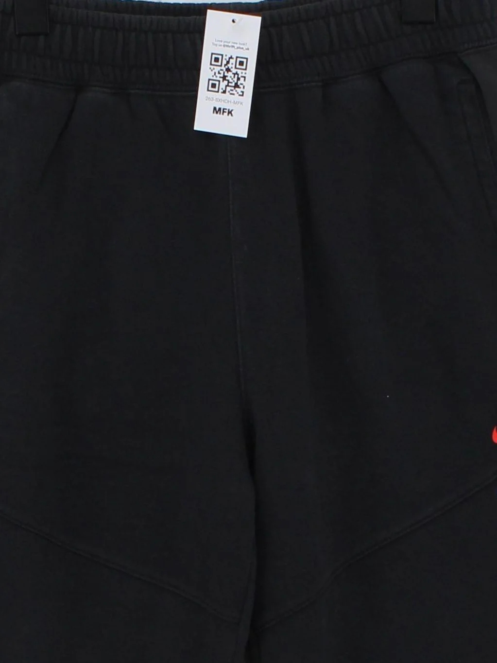 Nike Men's Sports Bottoms M Black 100% Polyester Sweatpants - Image 3