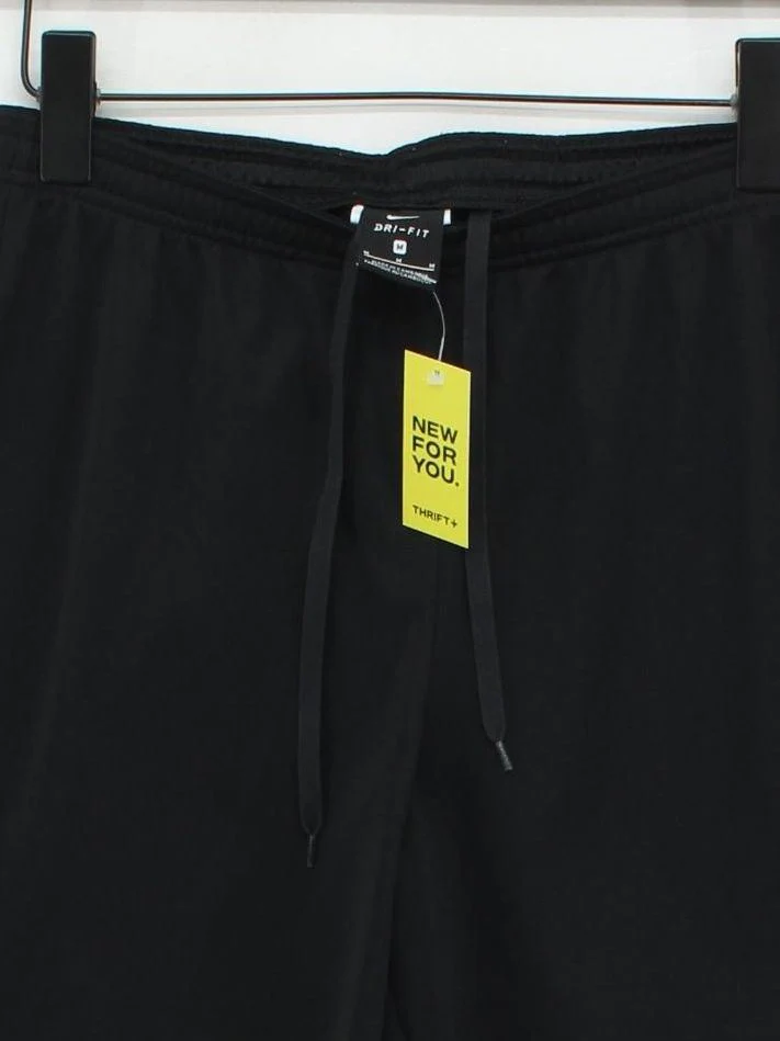 Nike Men's Sports Bottoms M Black 100% Polyester Sweatpants - Image 3