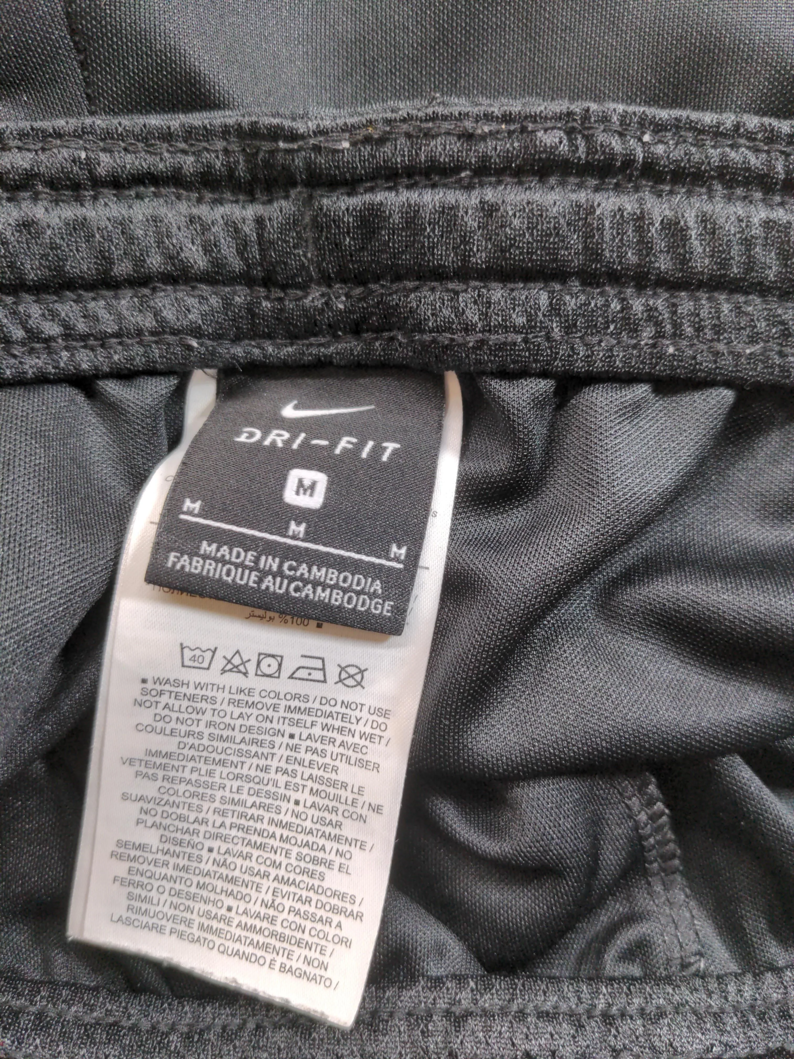 Nike Men's Sports Bottoms M Black 100% Polyester Sweatpants - Image 5
