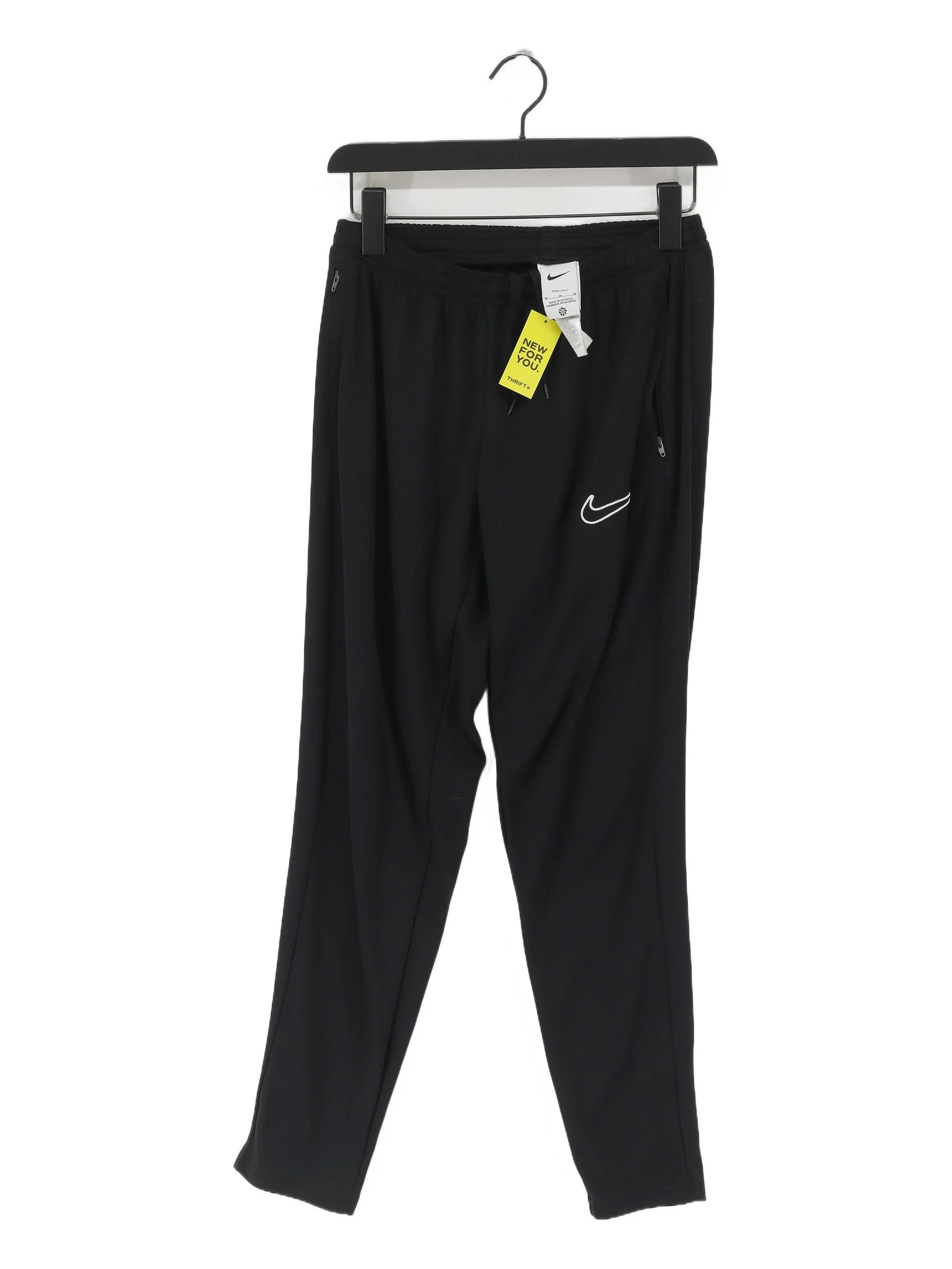 Nike Men's Sports Bottoms M Black 100% Polyester Sweatpants