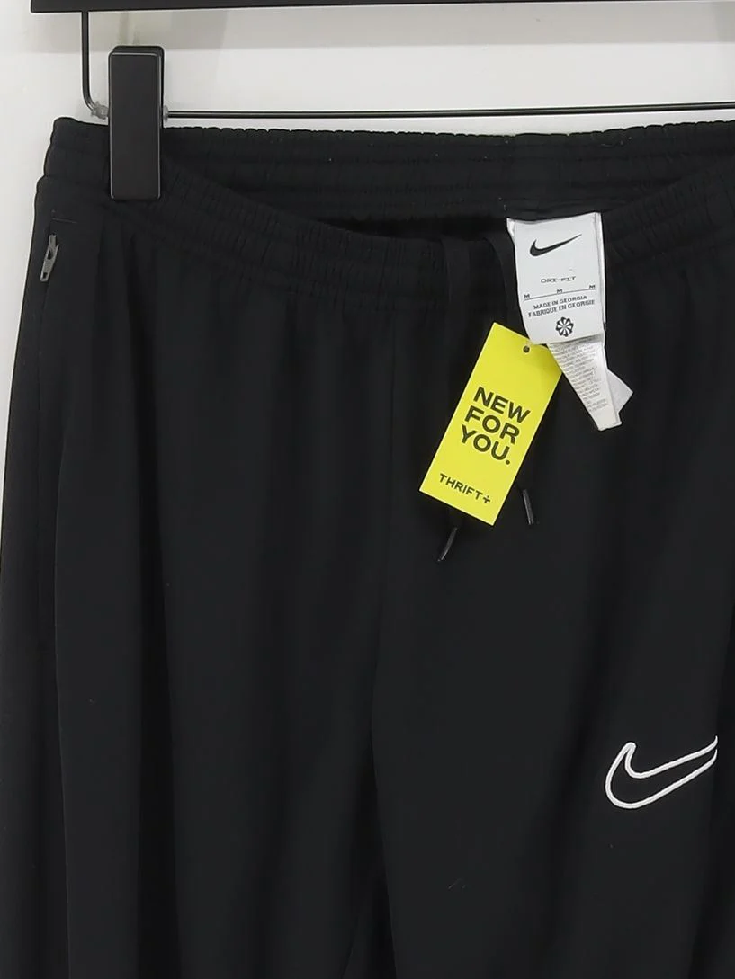Nike Men's Sports Bottoms M Black 100% Polyester Sweatpants - Image 3
