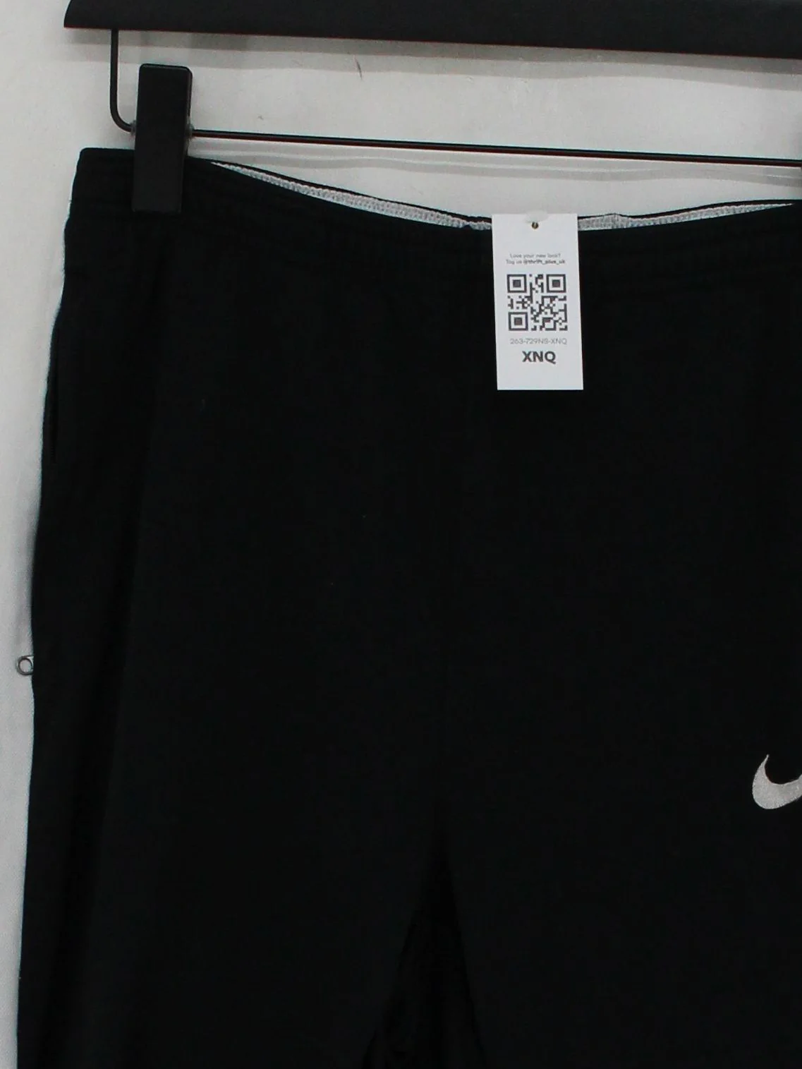 Nike Men's Sports Bottoms M Black 100% Polyester Sweatpants - Image 3