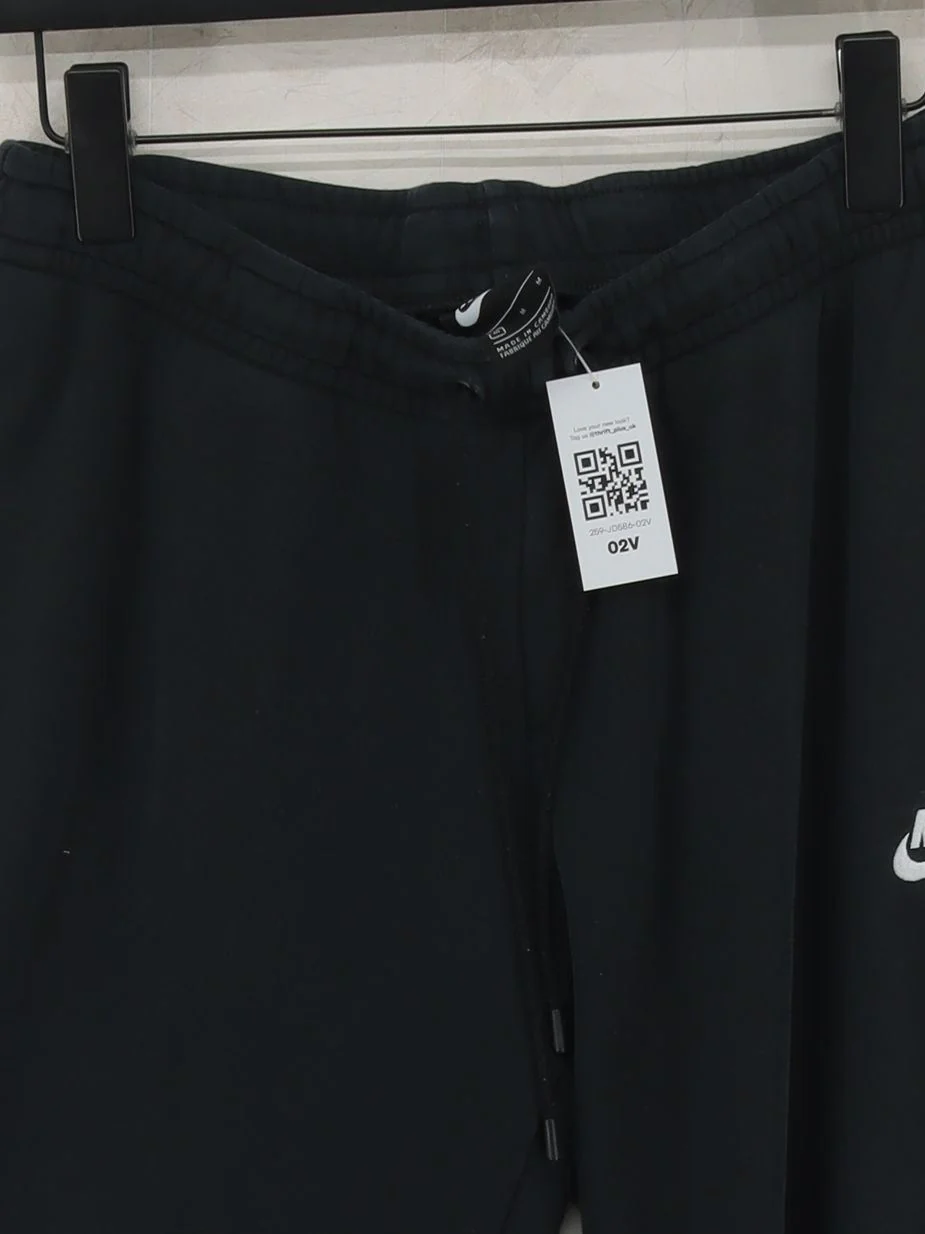Nike Men's Sports Bottoms M Black Cotton with Polyester Sweatpants - Image 3