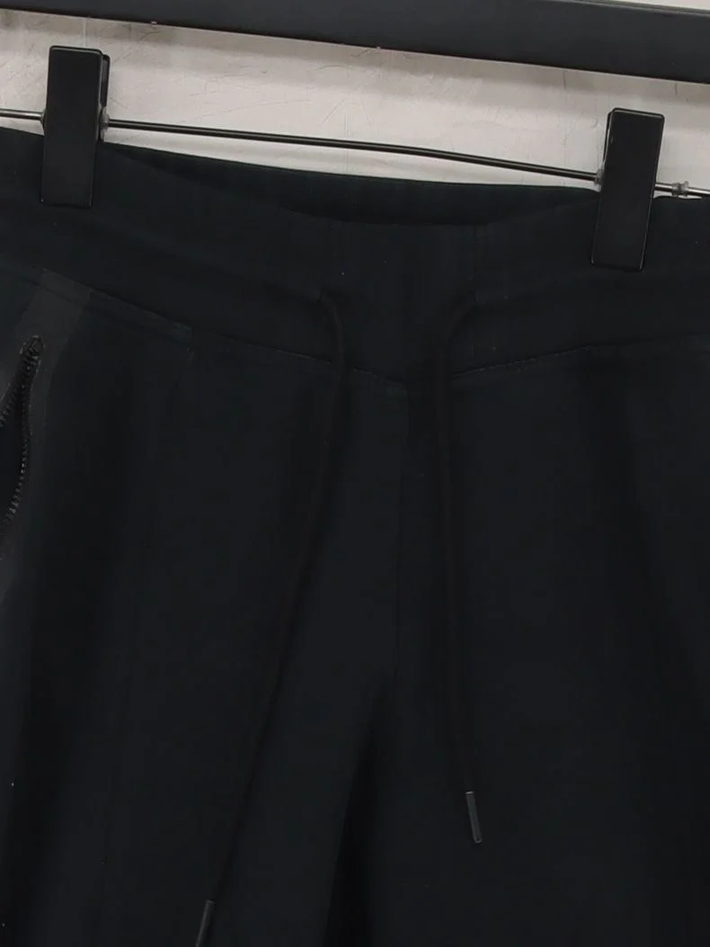 Nike Men's Sports Bottoms M Black Cotton with Polyester Tapered Sweatpants - Image 3