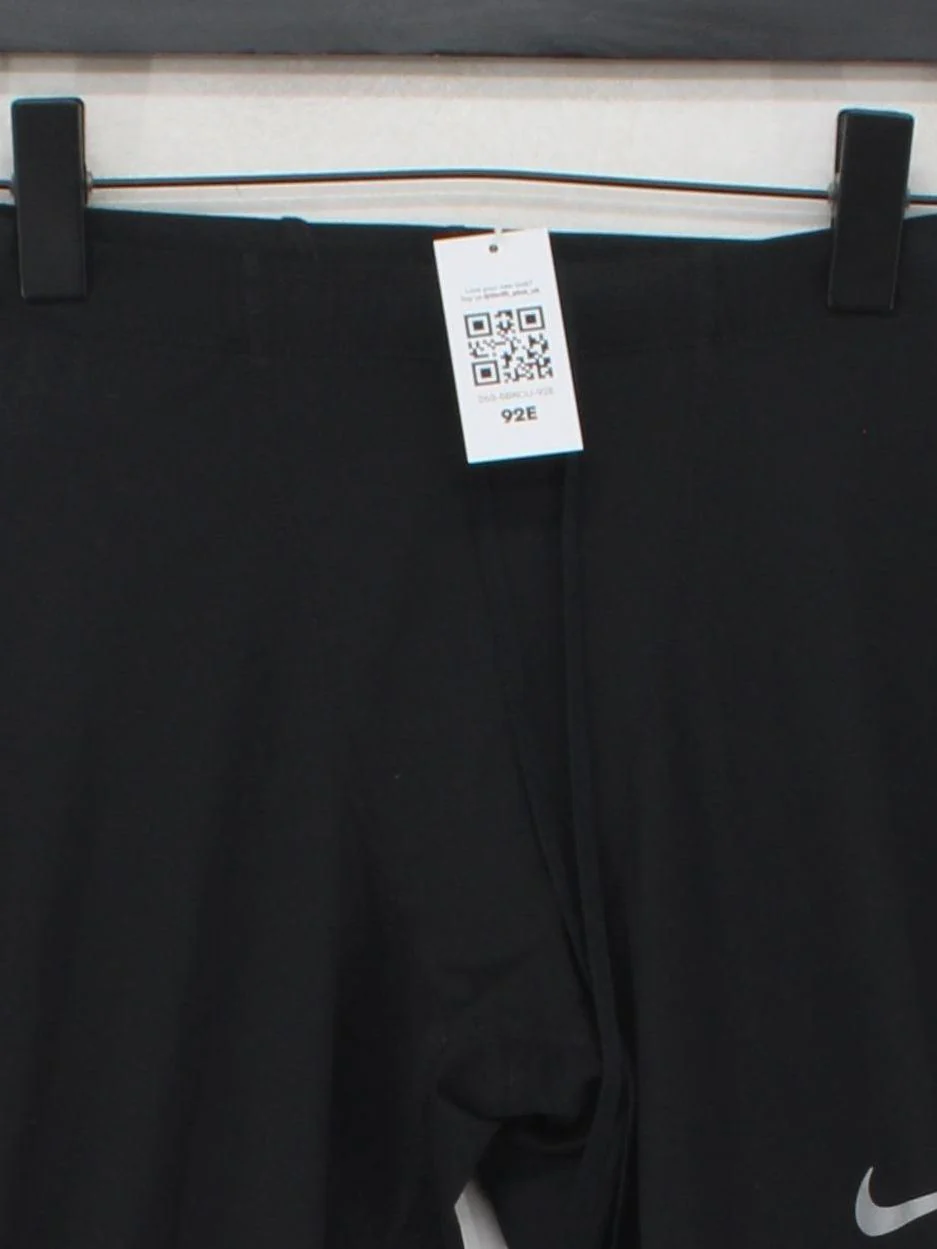Nike Men's Sports Bottoms M Black Polyester with Elastane Sweatpants - Image 3