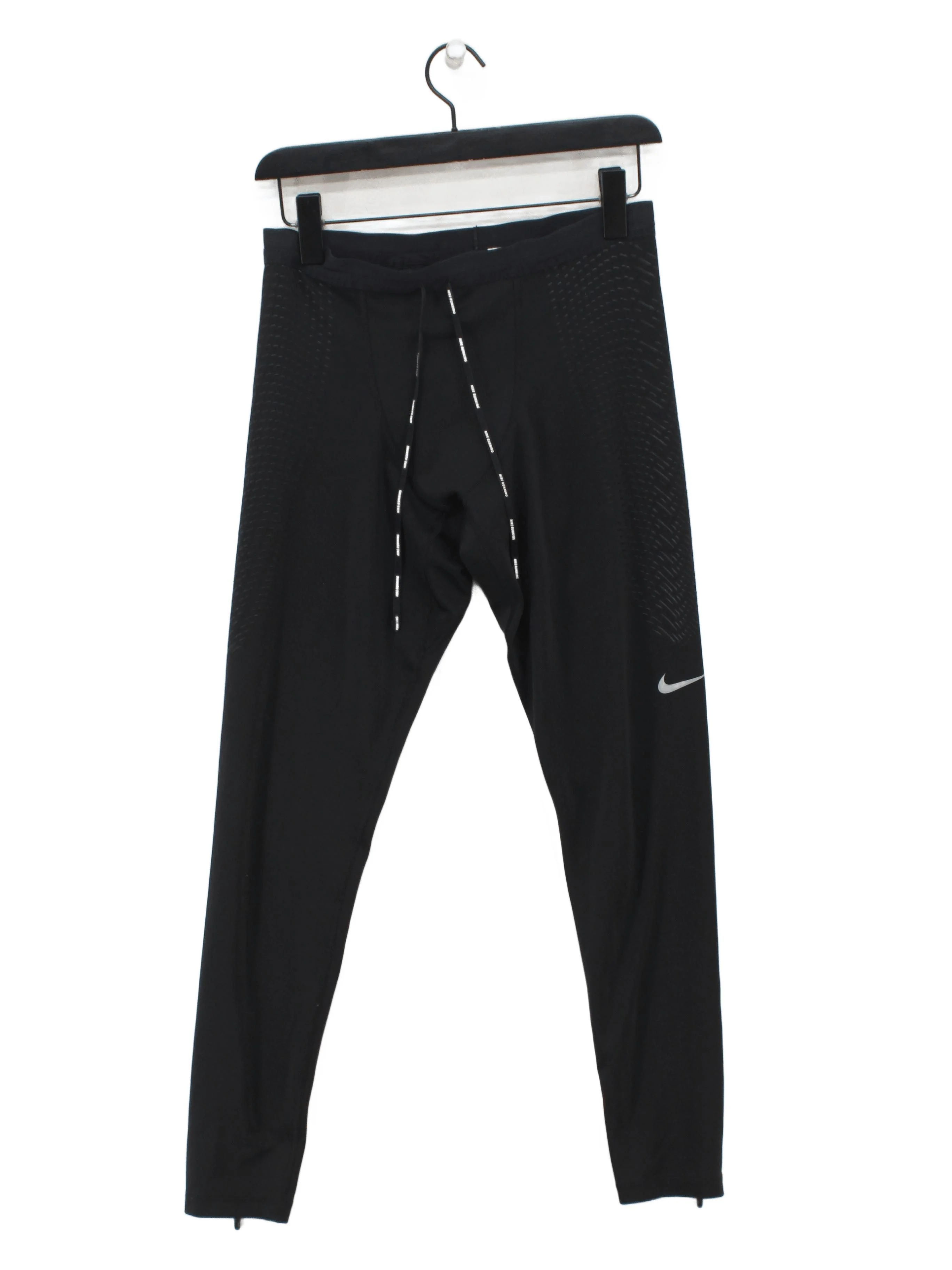 Nike Men's Sports Bottoms M Black Polyester with Elastane Sweatpants