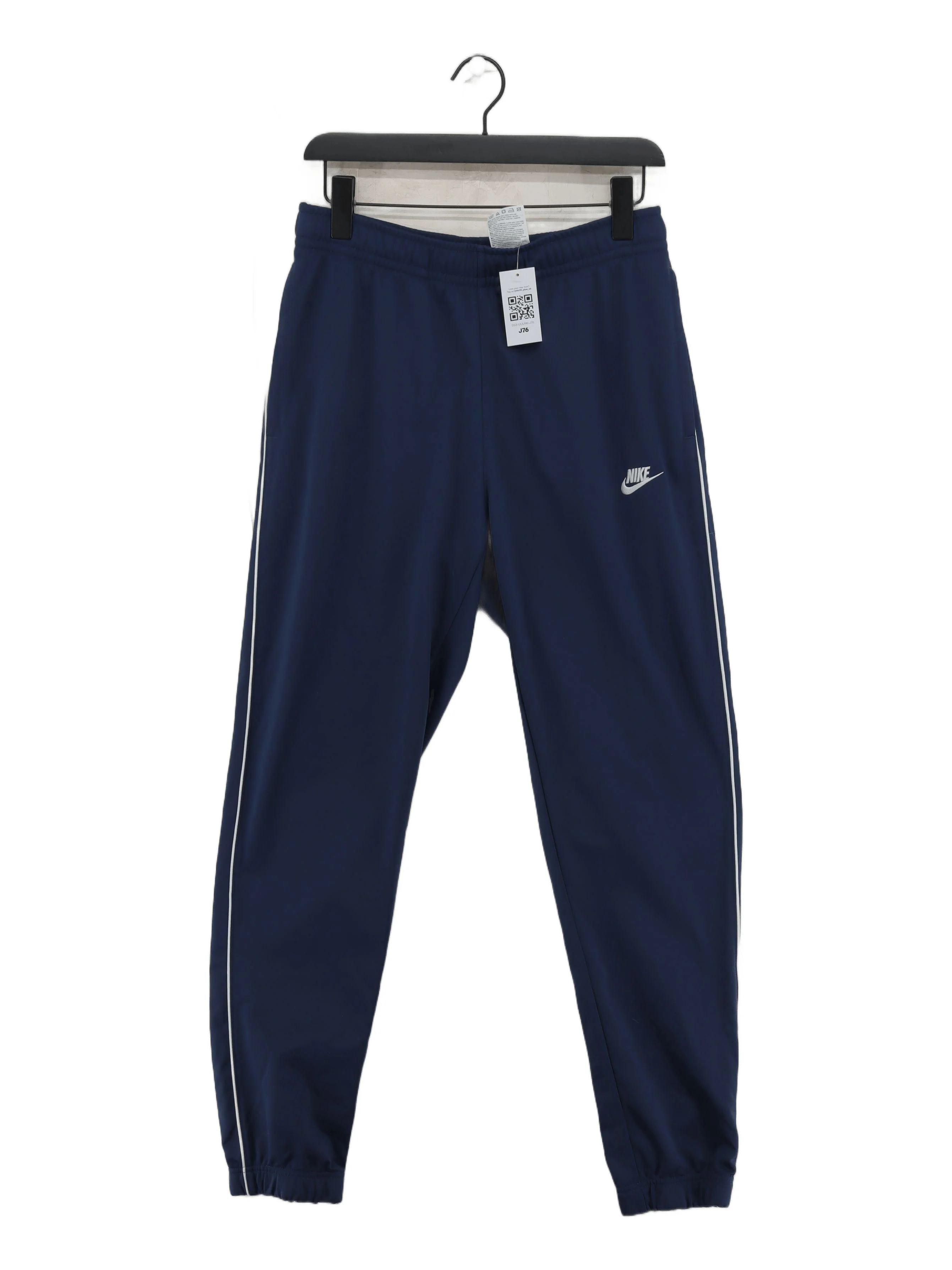 Nike Men's Sports Bottoms M Blue 100% Polyester Sweatpants