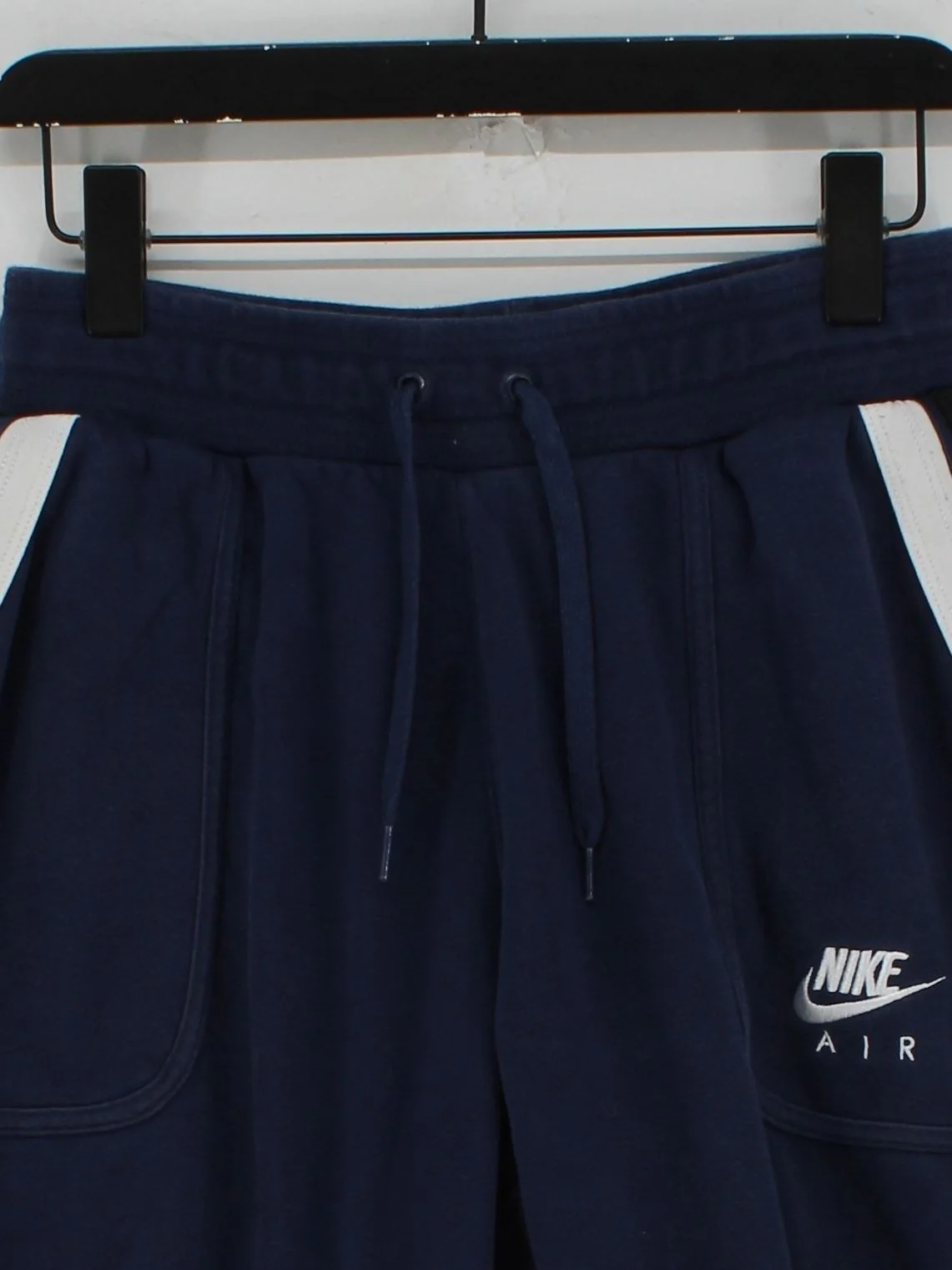 Nike Men's Sports Bottoms M Blue Graphic Cotton with Polyester Sweatpants - Image 3
