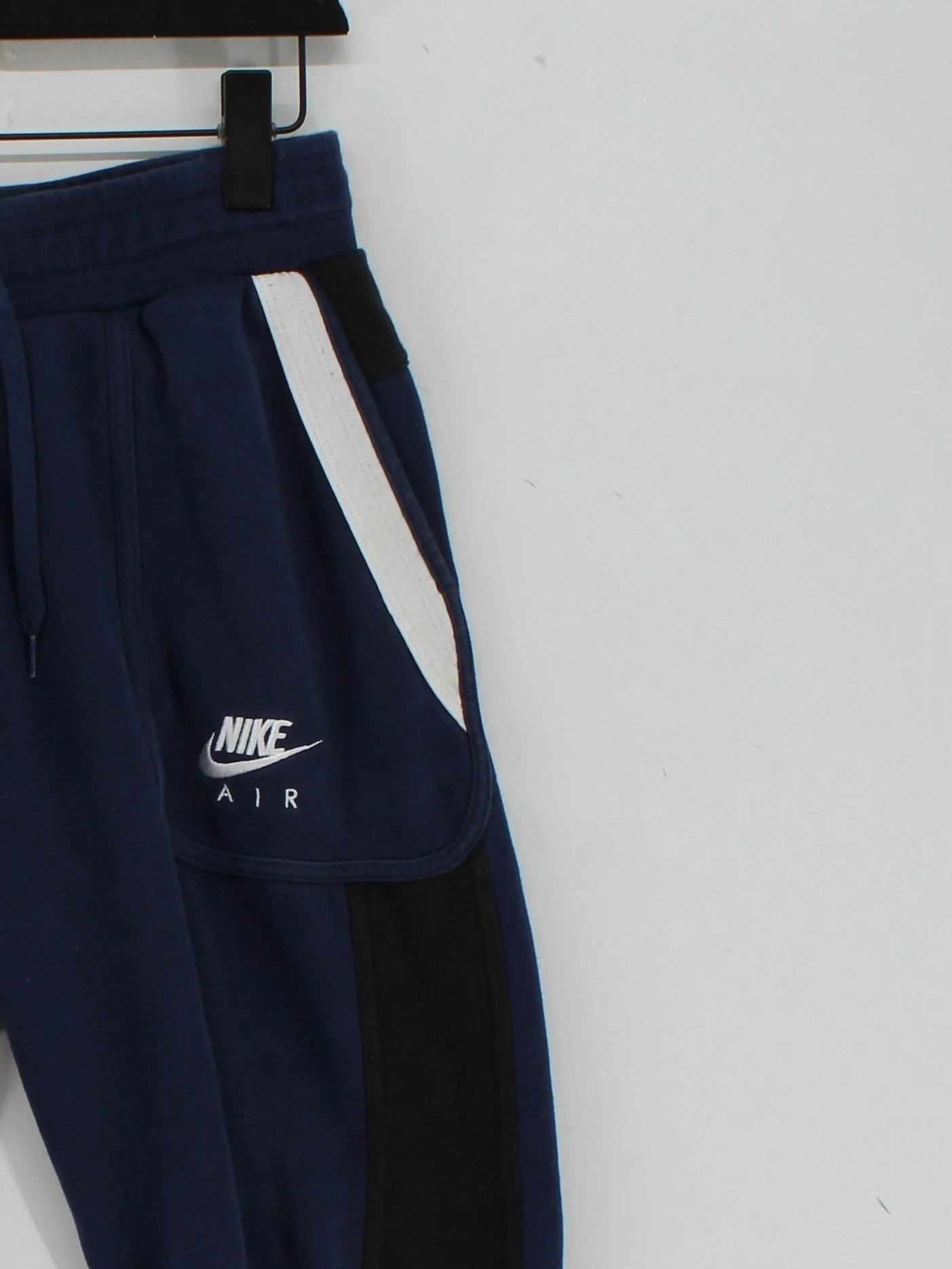 Nike Men's Sports Bottoms M Blue Graphic Cotton with Polyester Sweatpants - Image 4