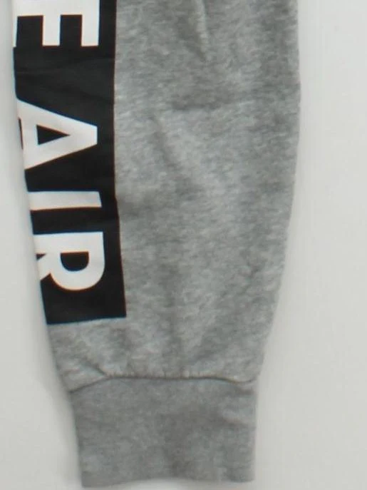 Nike Men's Sports Bottoms M Grey Cotton with Polyester, Elastane Sweatpants - Image 4