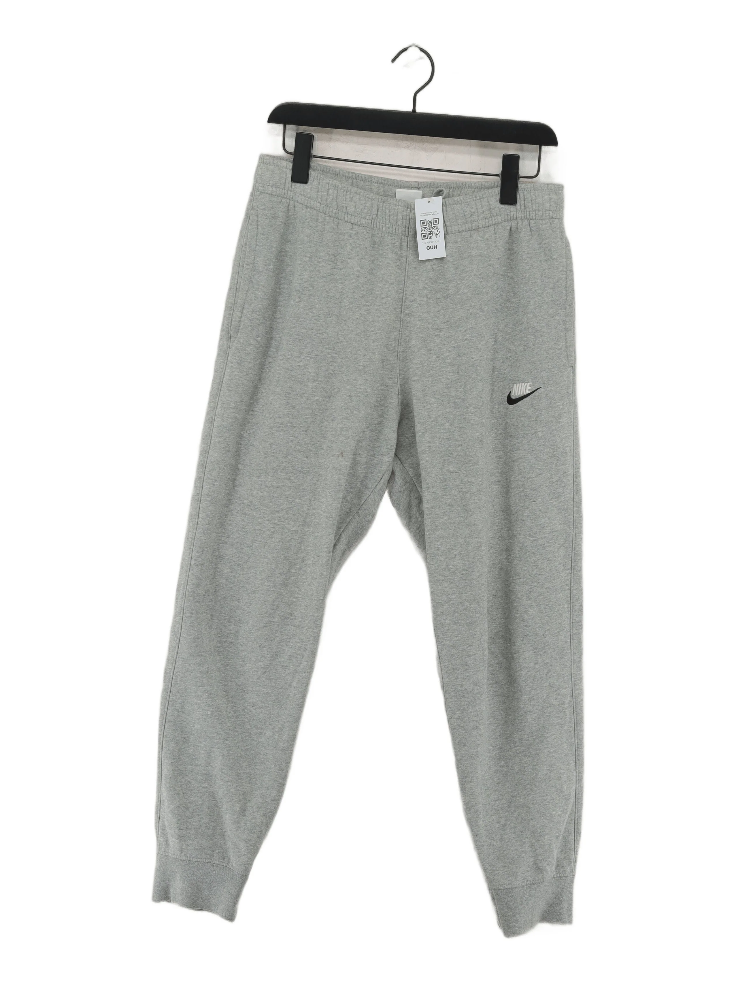 Nike Men's Sports Bottoms M Grey Cotton with Polyester Sweatpants