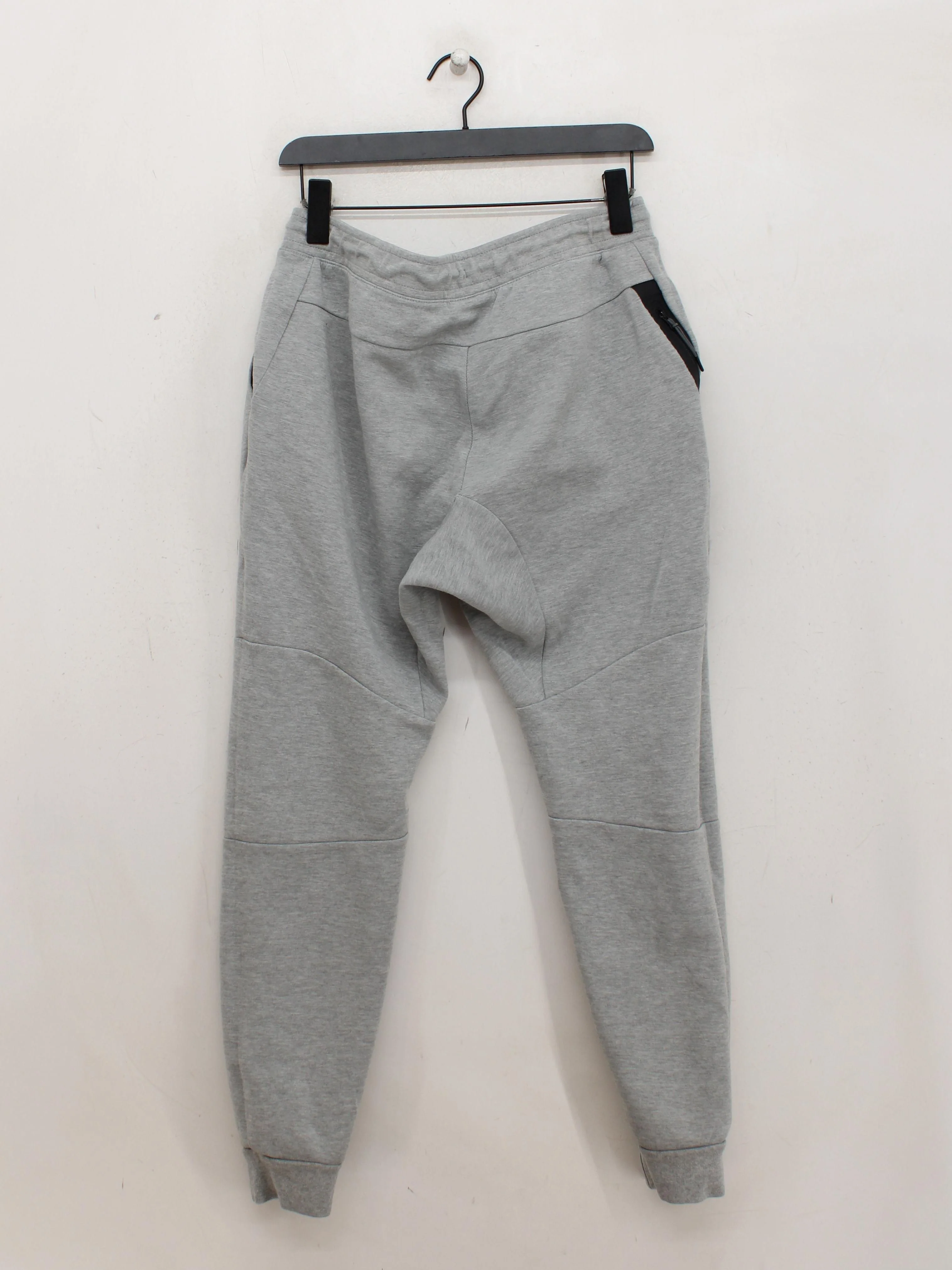 Nike Men's Sports Bottoms M Grey Cotton with Polyester Sweatpants - Image 2