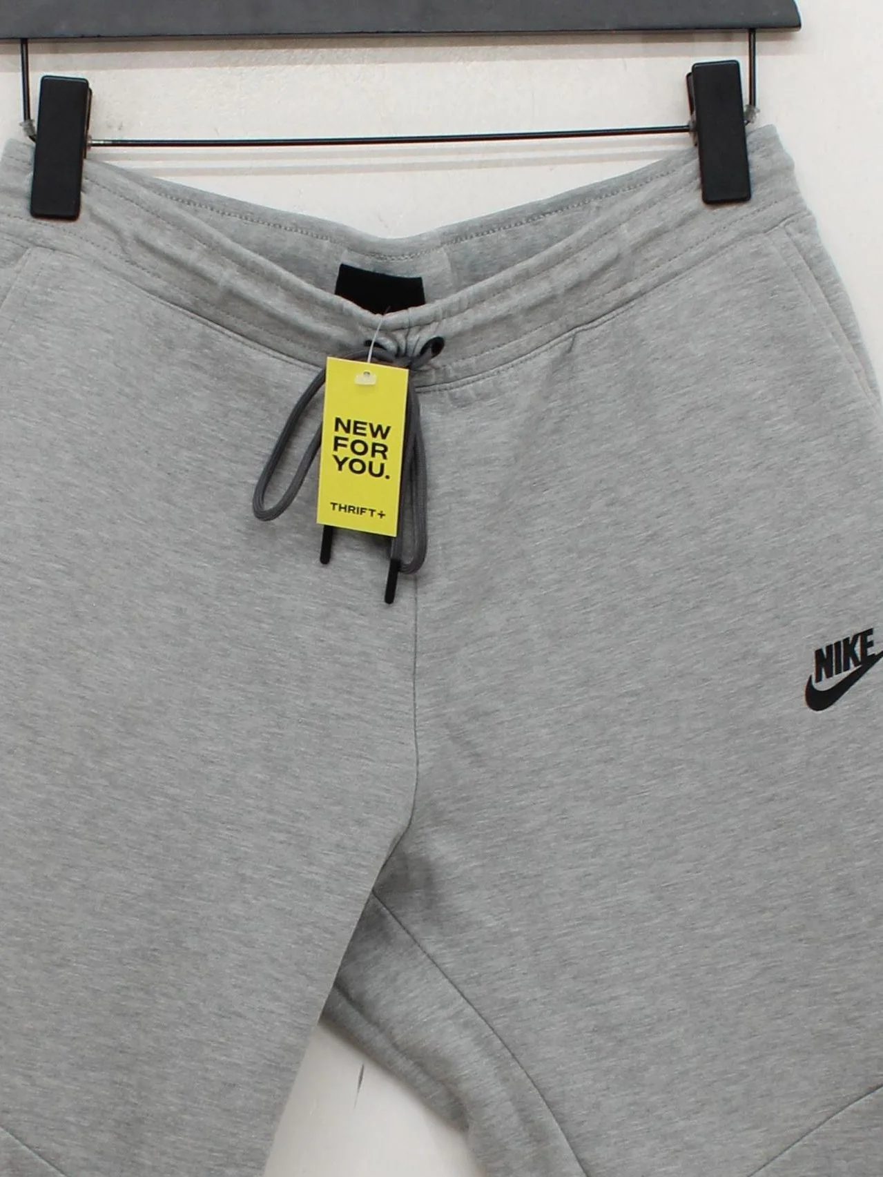 Nike Men's Sports Bottoms M Grey Cotton with Polyester Sweatpants - Image 3