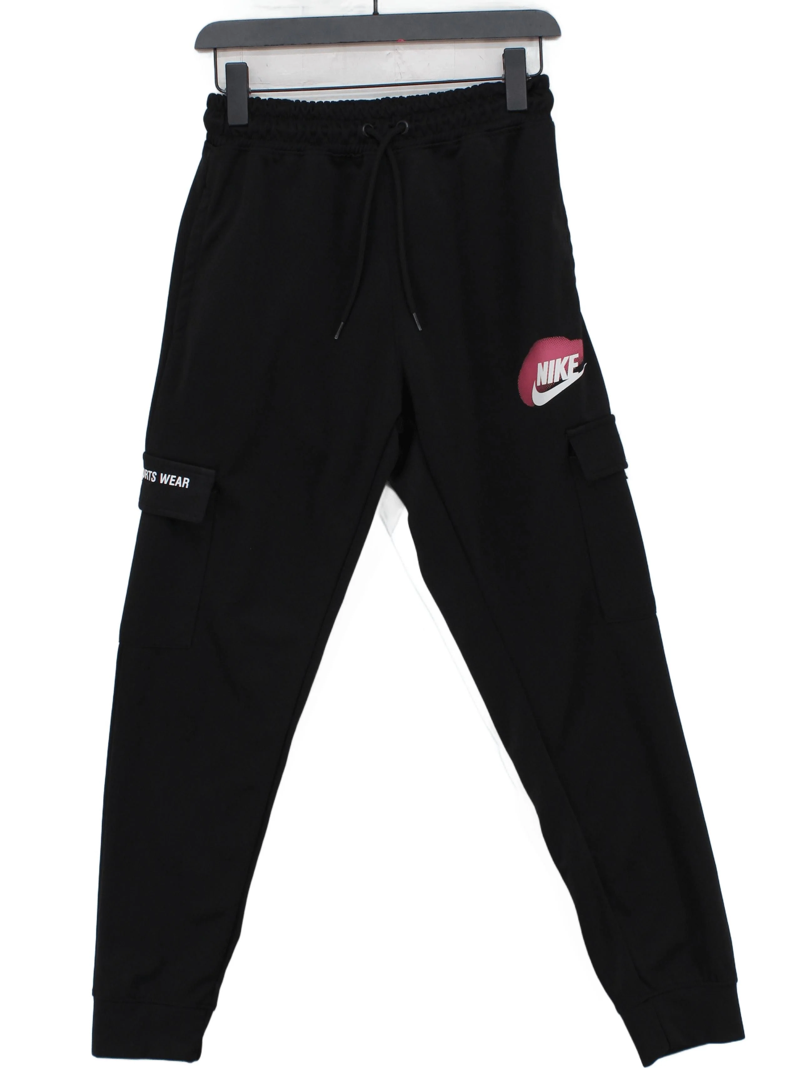 Nike Men's Sports Bottoms S Black 100% Other Sweatpants