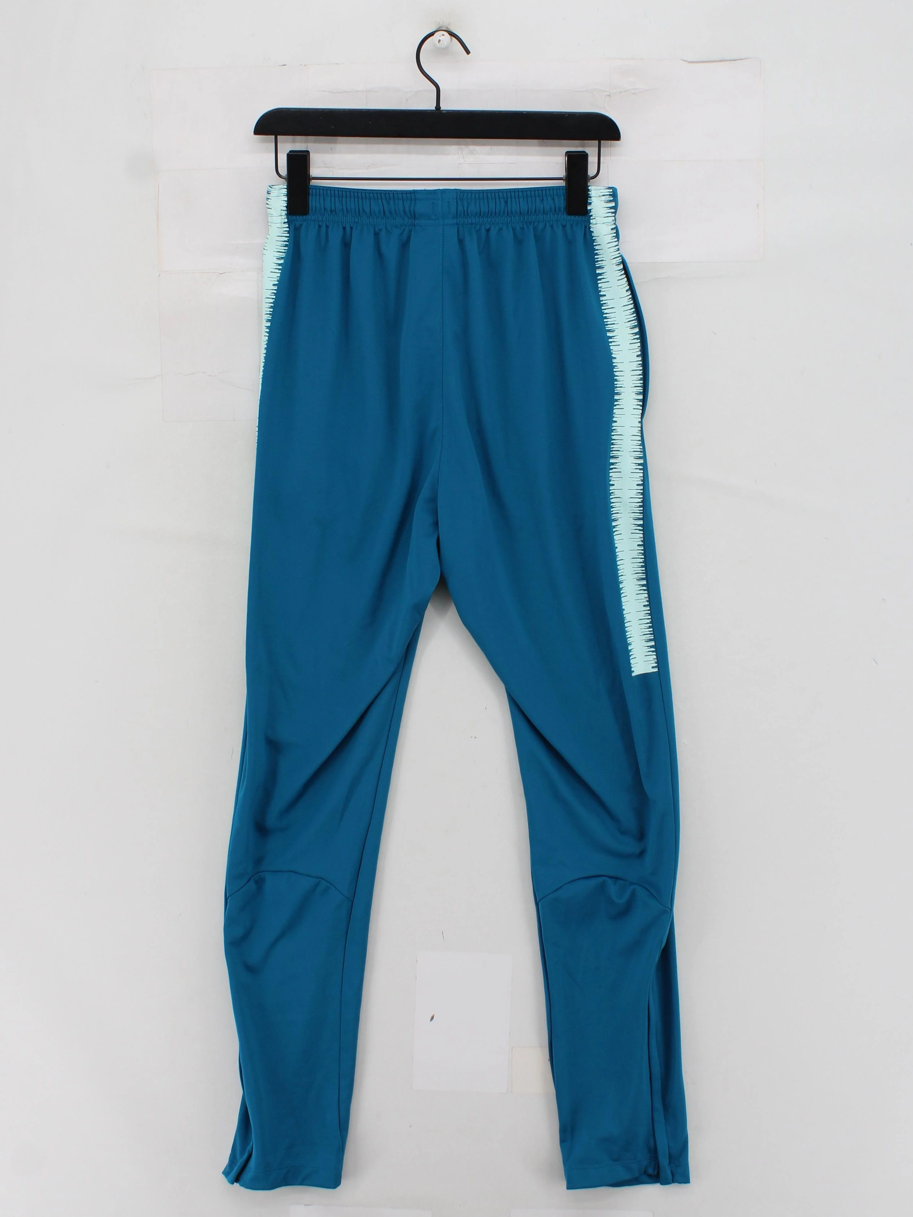 Nike Men's Sports Bottoms S Blue 100% Polyester Sweatpants - Image 2