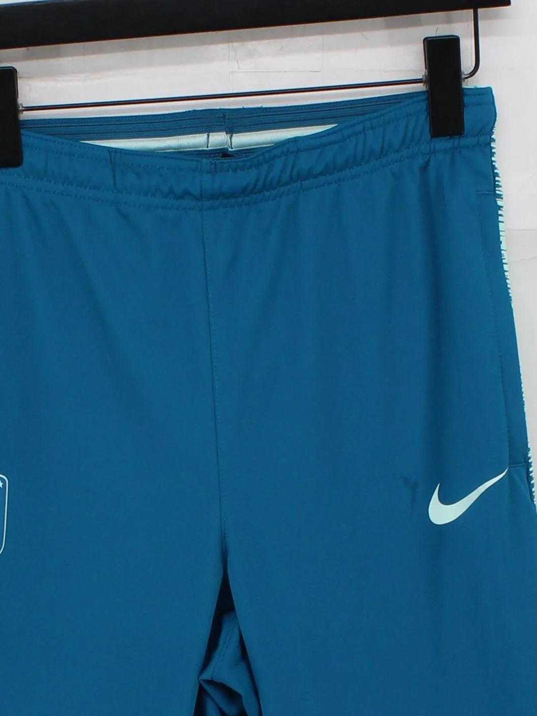 Nike Men's Sports Bottoms S Blue 100% Polyester Sweatpants - Image 3