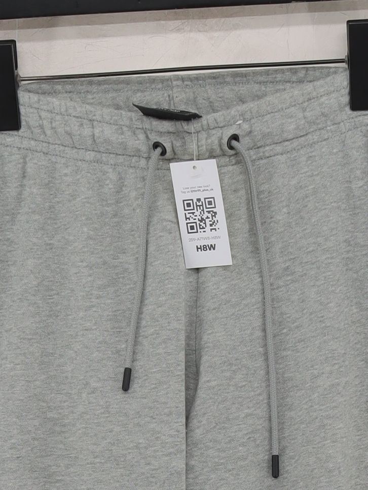 Nike Men's Sports Bottoms S Grey Cotton with Polyester Sweatpants - Image 3