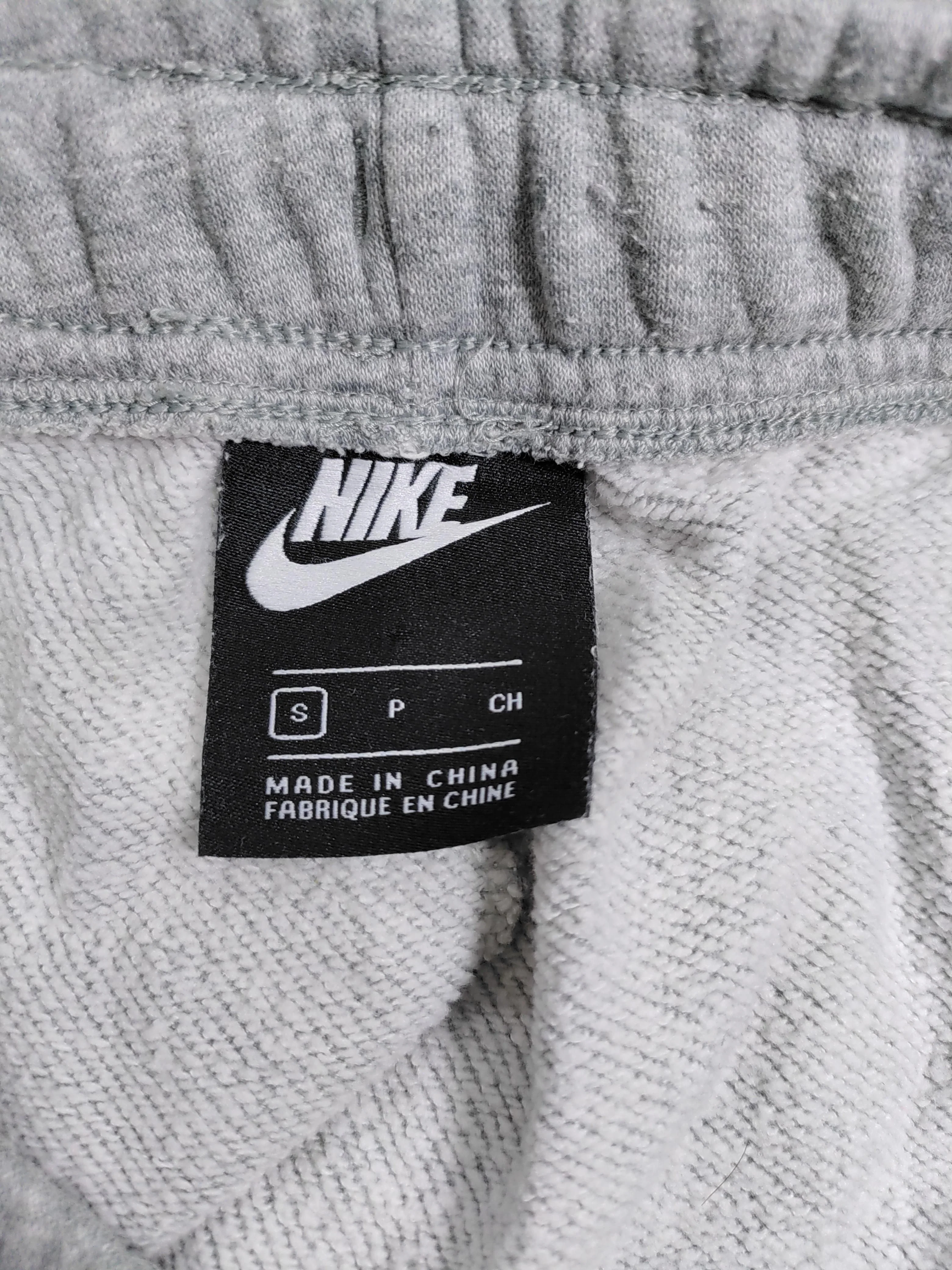 Nike Men's Sports Bottoms S Grey Cotton with Polyester Sweatpants - Image 5
