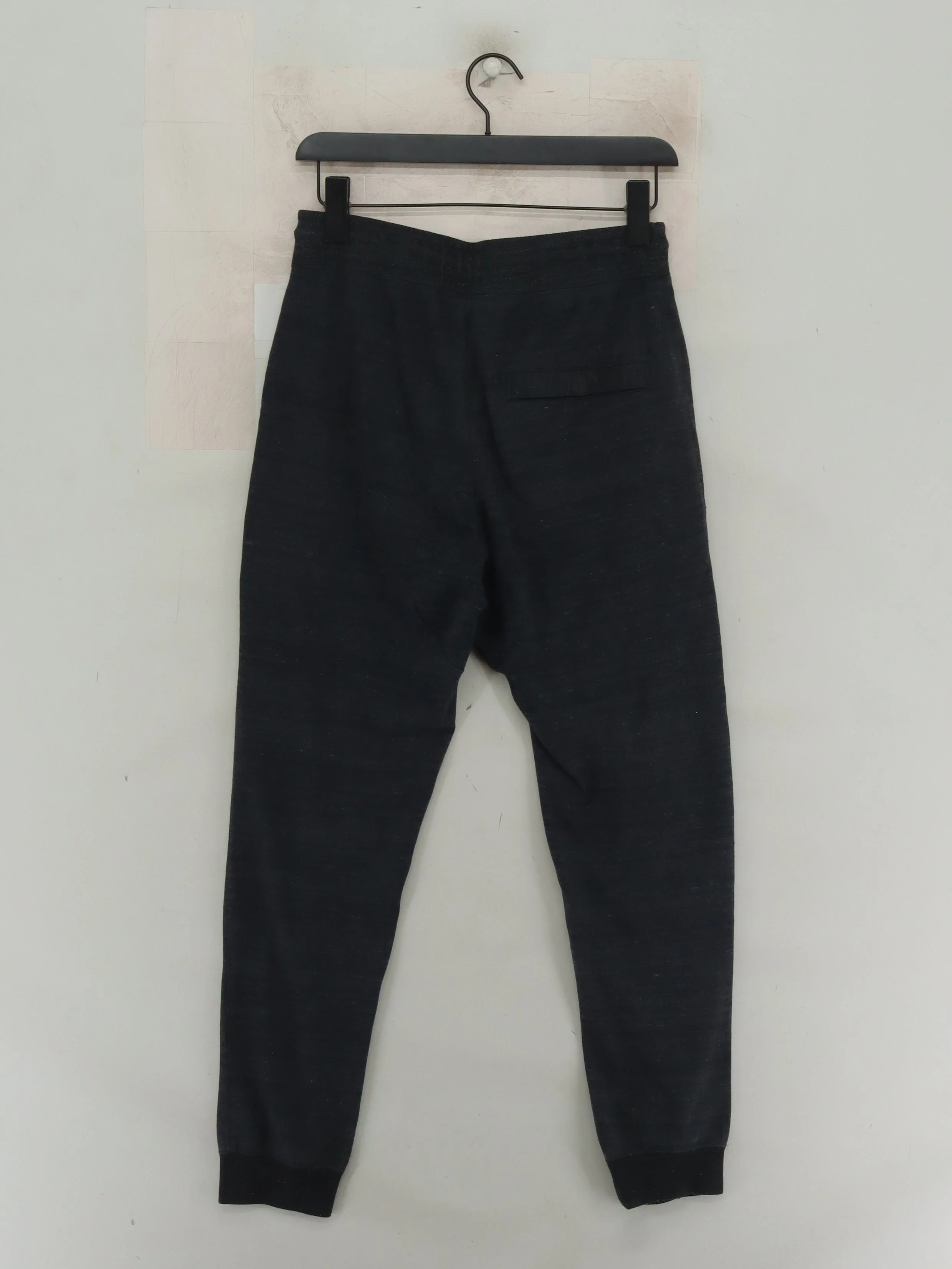 Nike Men's Sports Bottoms S Grey Cotton with Polyester Sweatpants - Image 2