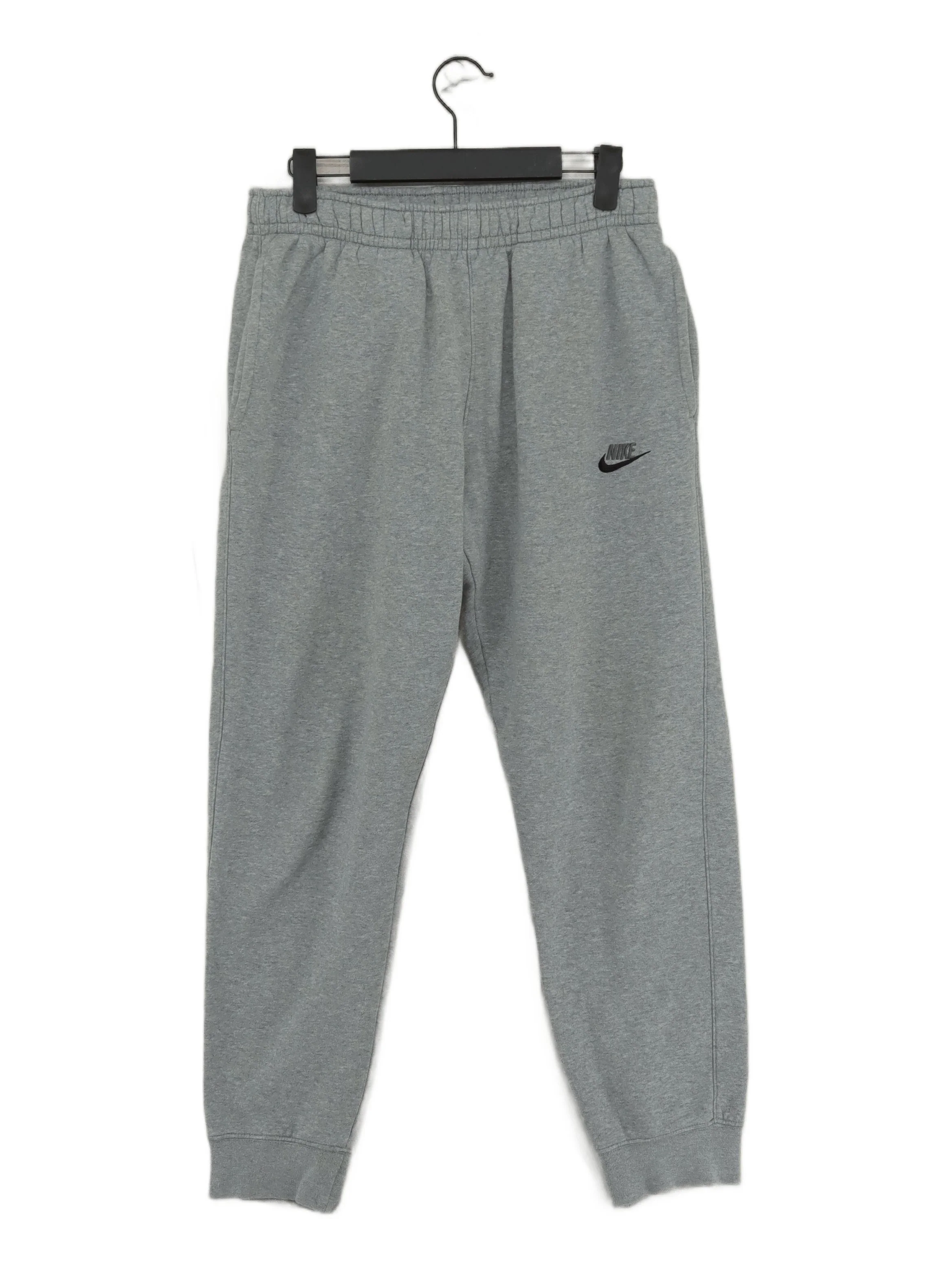 Nike Men's Sports Bottoms S Grey Cotton with Polyester Sweatpants