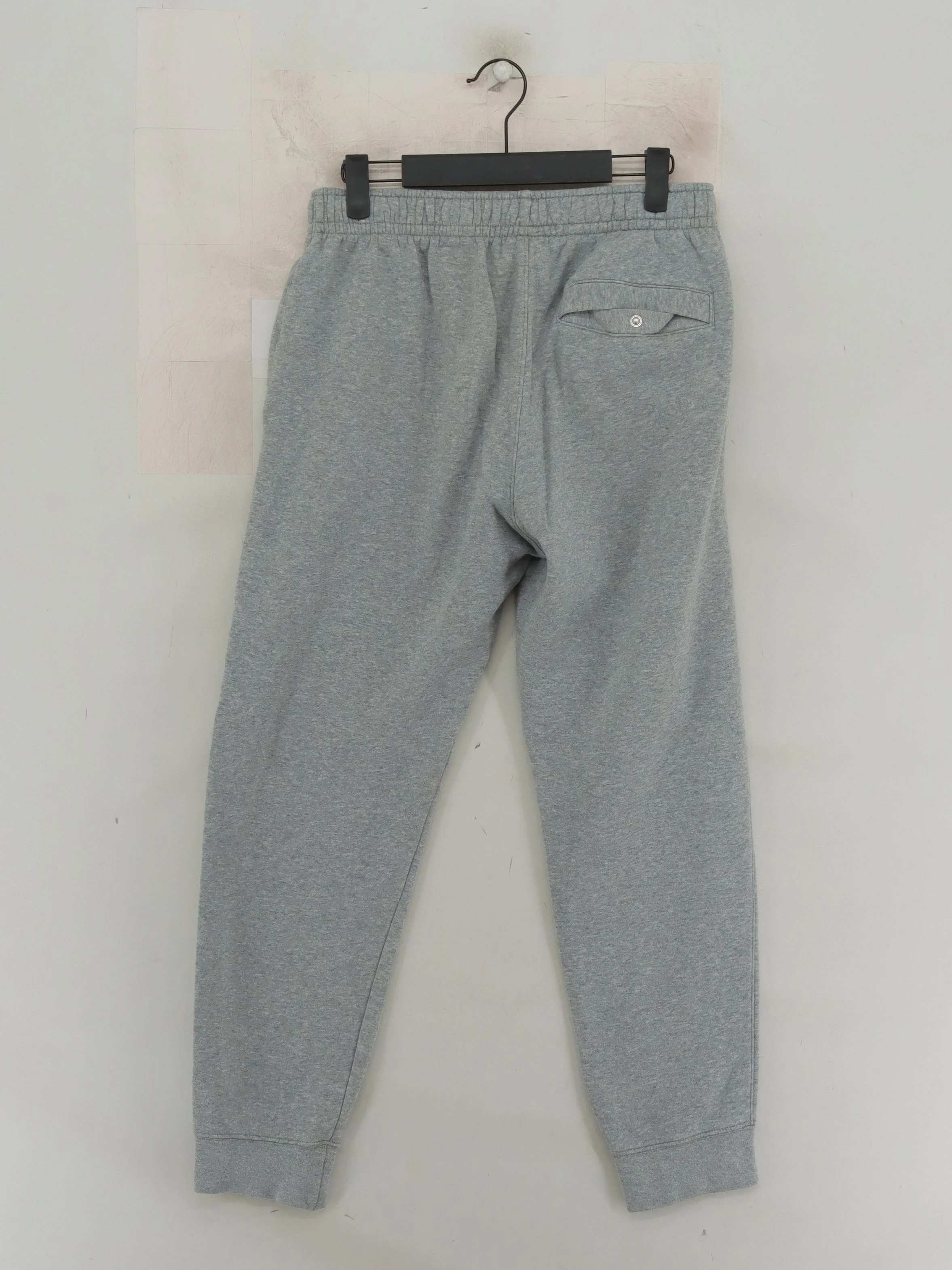 Nike Men's Sports Bottoms S Grey Cotton with Polyester Sweatpants - Image 2
