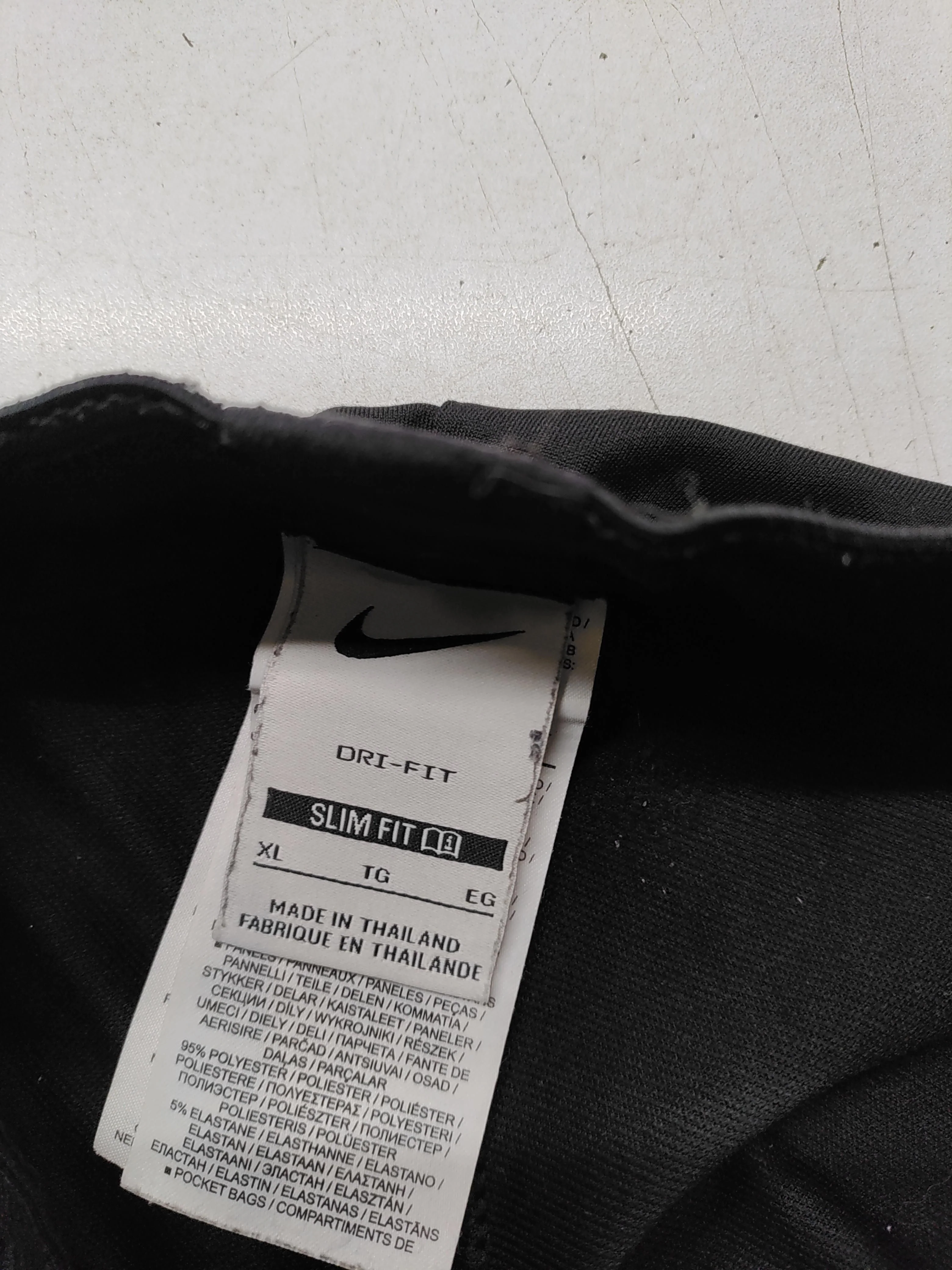 Nike Men's Sports Bottoms XL Black Polyester with Elastane Sweatpants - Image 6