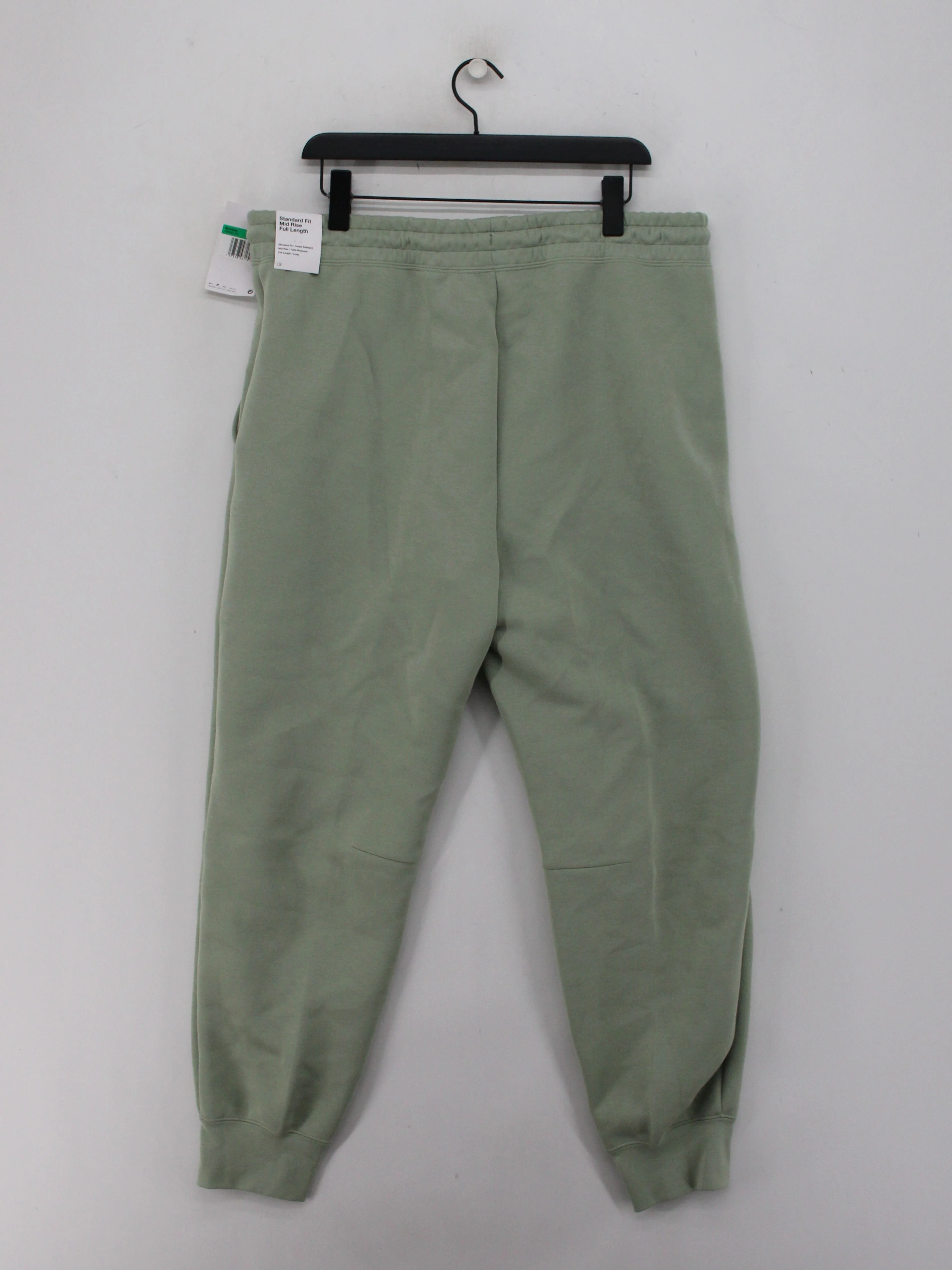 Nike Men's Sports Bottoms XL Green Cotton with Polyester Sweatpants - Image 2