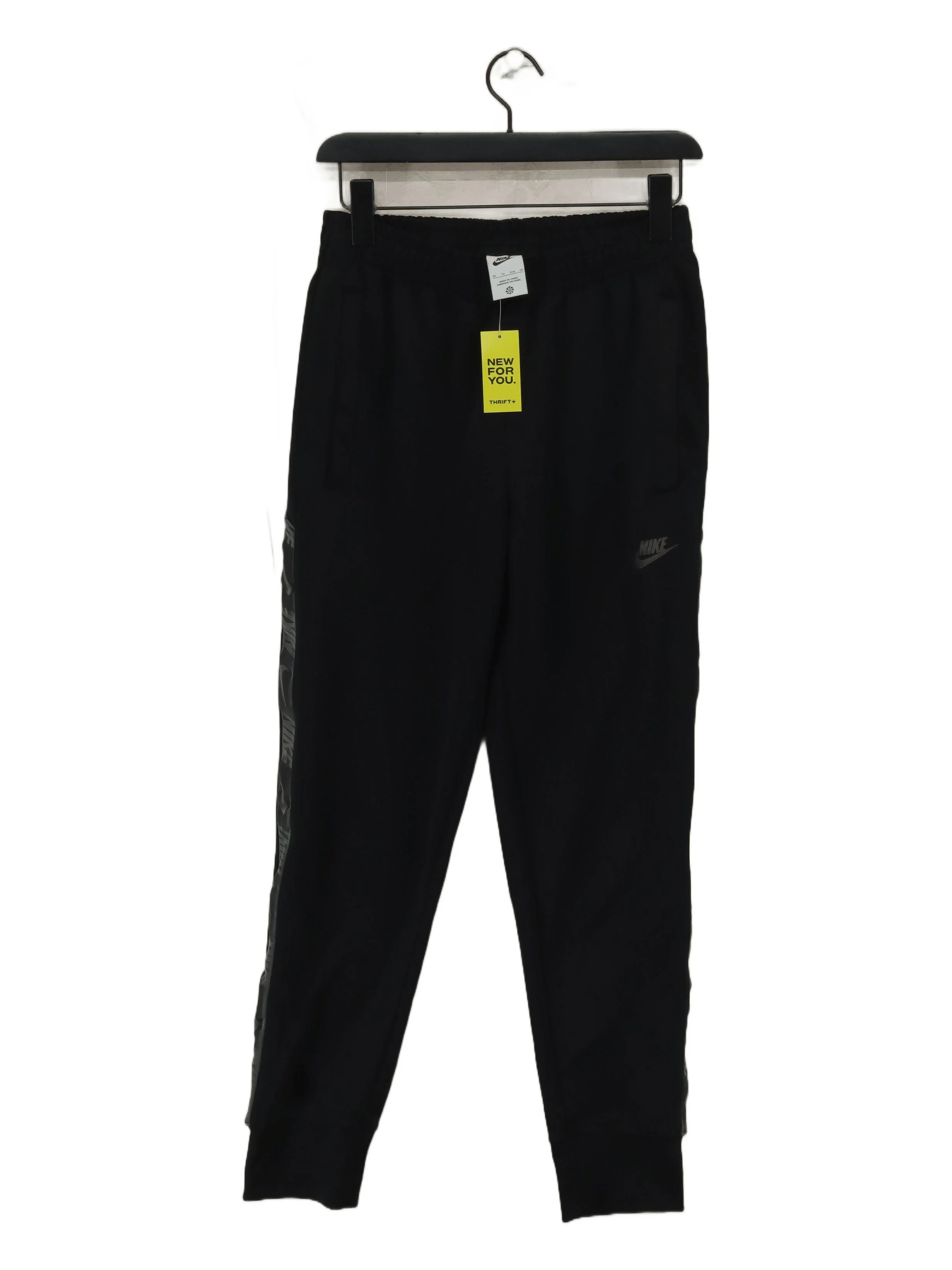 Nike Men's Sports Bottoms XS Black 100% Polyester Sweatpants